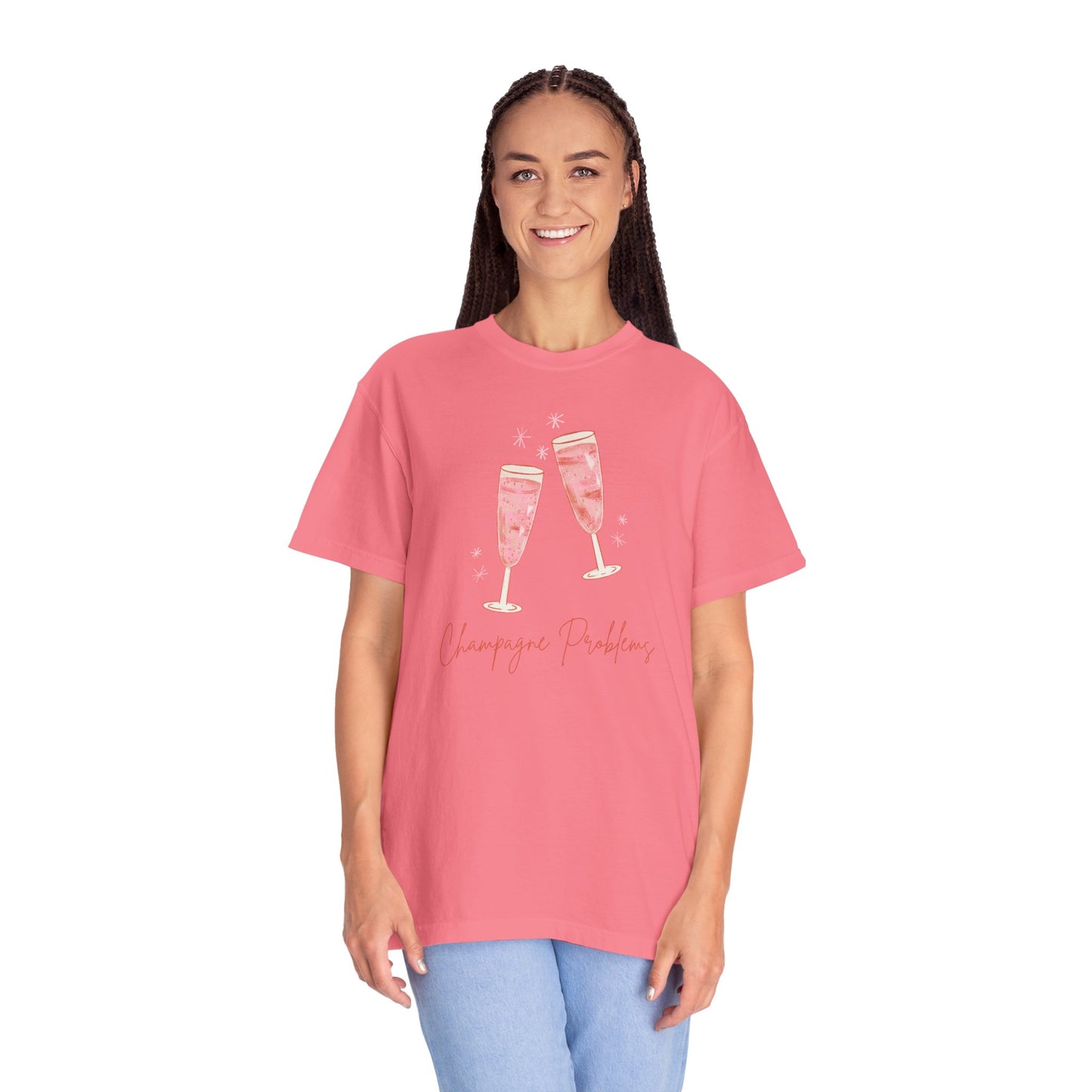 Champagne Problems Comfort Colors Tee