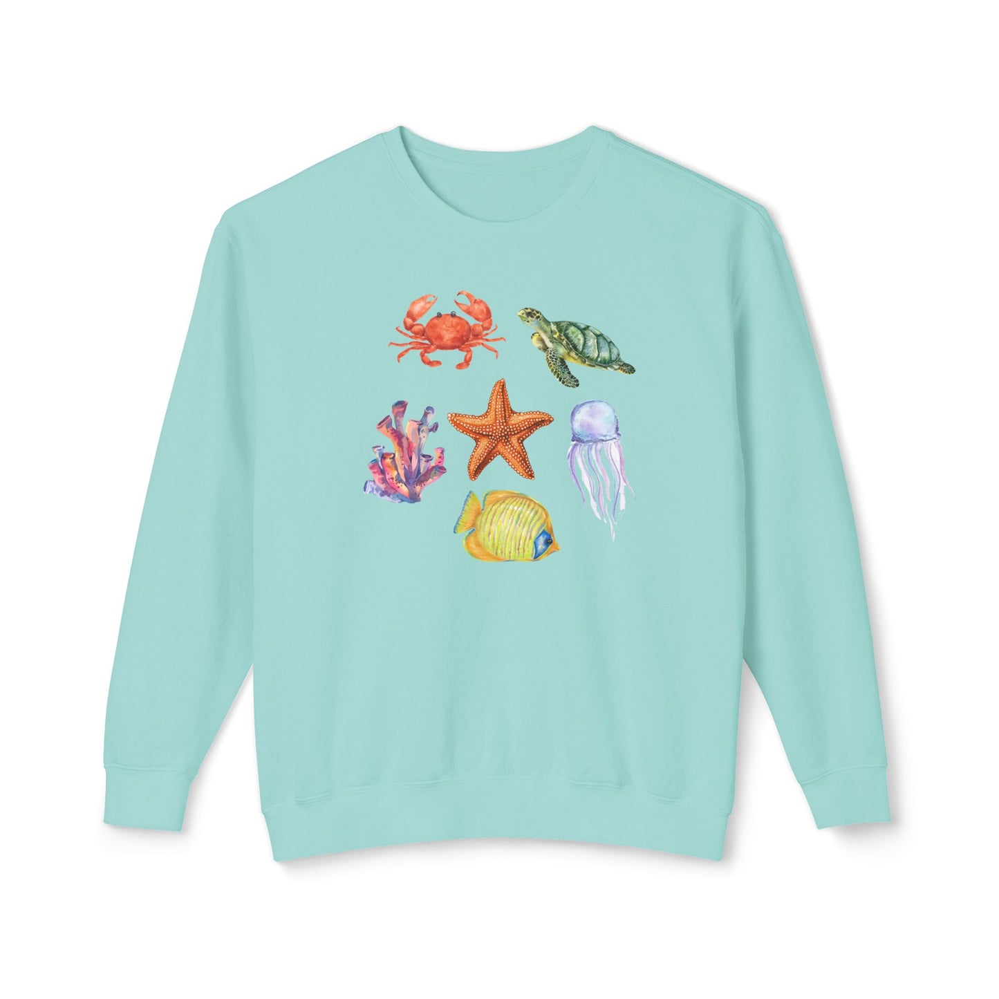 Ocean Creatures Comfort Colors Sweatshirt