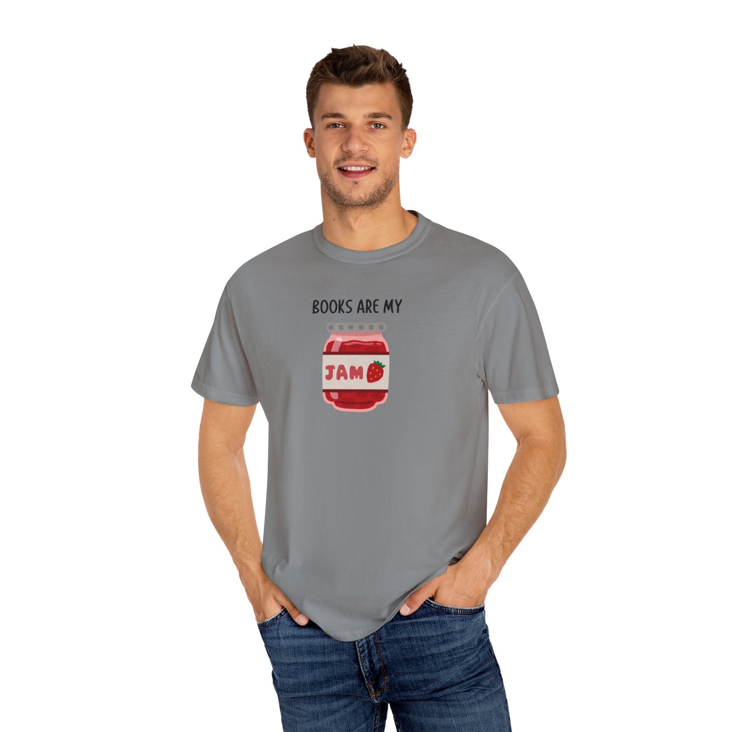 Books Are My Jam Comfort Colors Tee