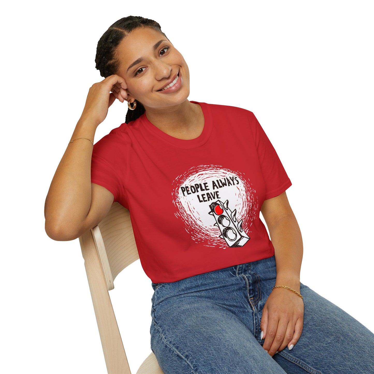 People Always Leave Soft Style Tee