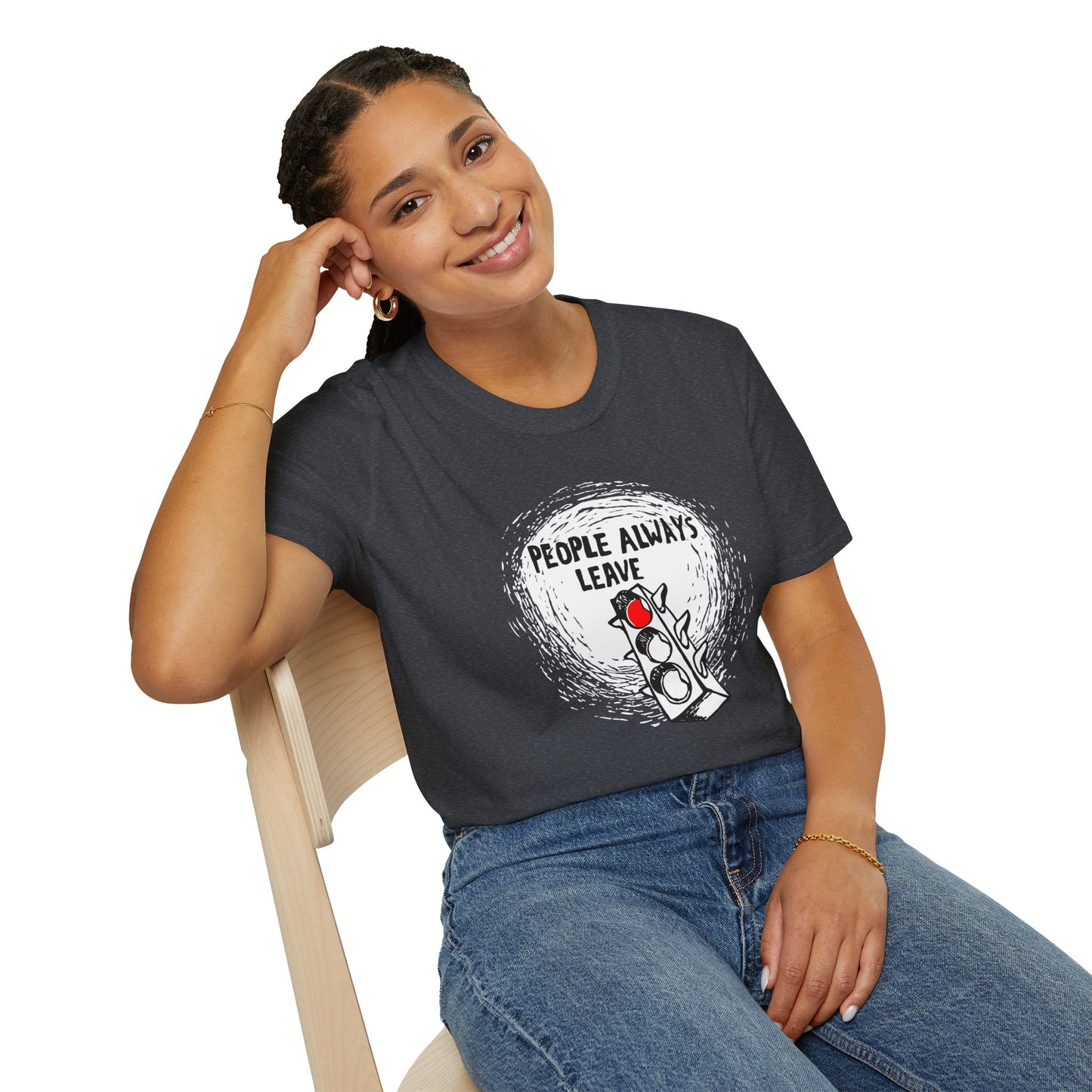 People Always Leave Soft Style Tee