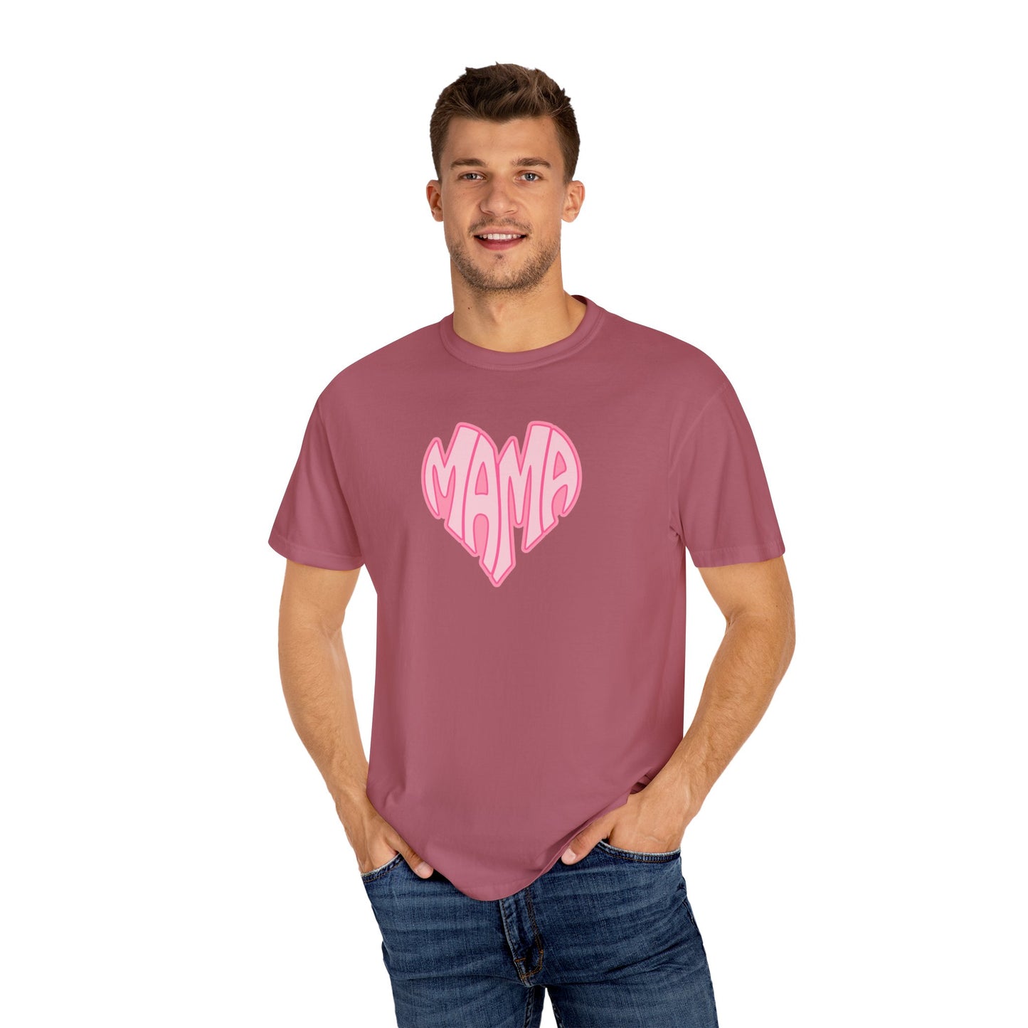 Mama Heart Comfort Colors Tee