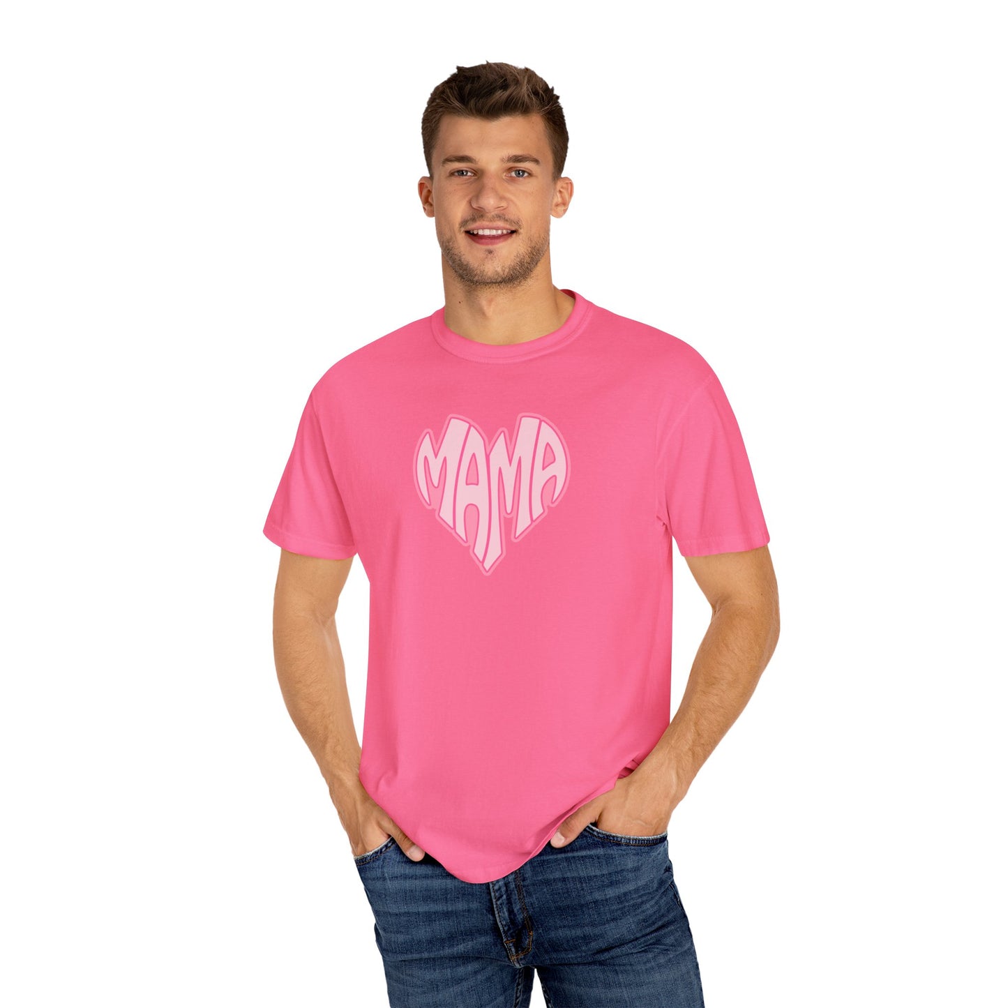 Mama Heart Comfort Colors Tee