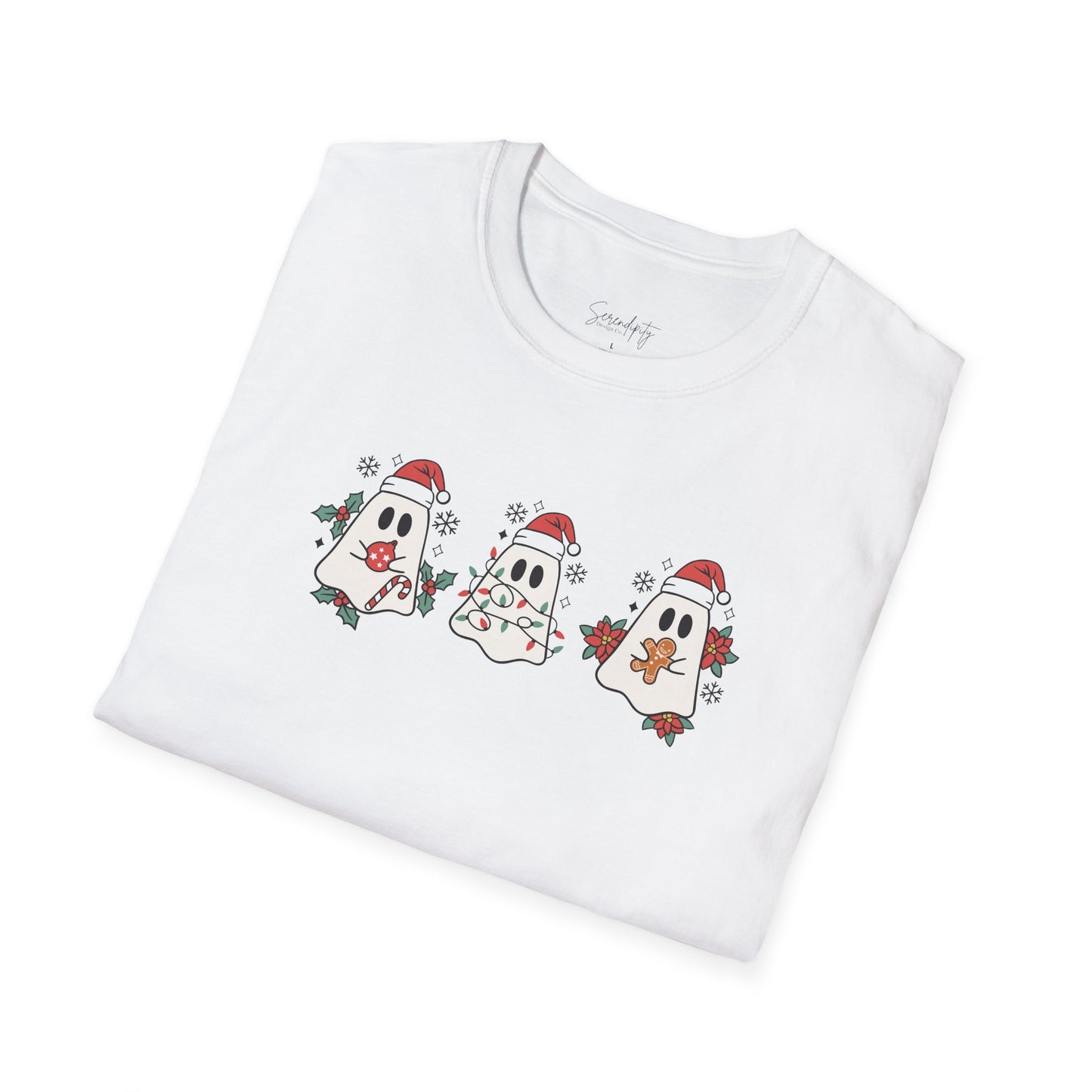 Christmas Ghosties Soft Style Tee