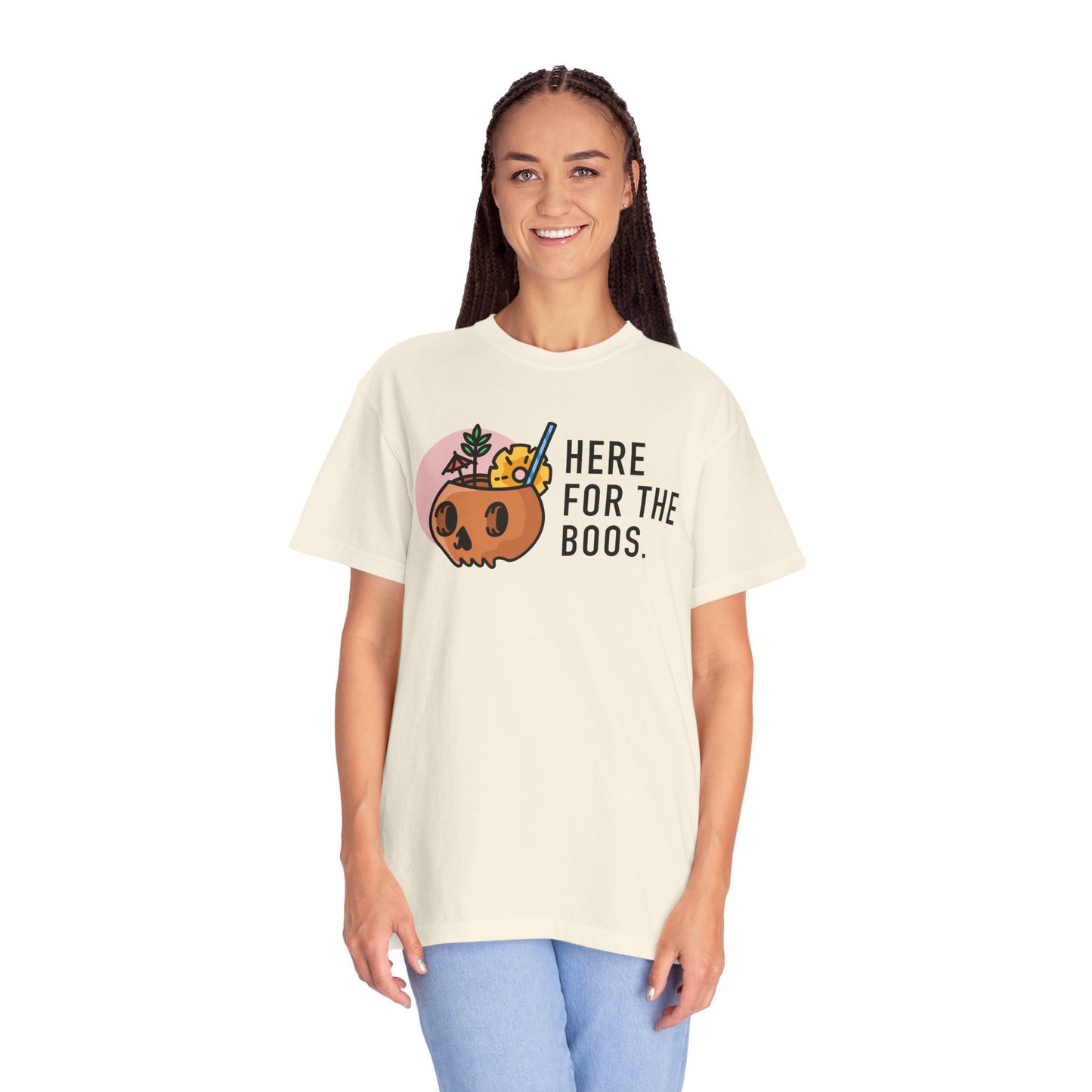 Here For The Boos Comfort Colors Tee