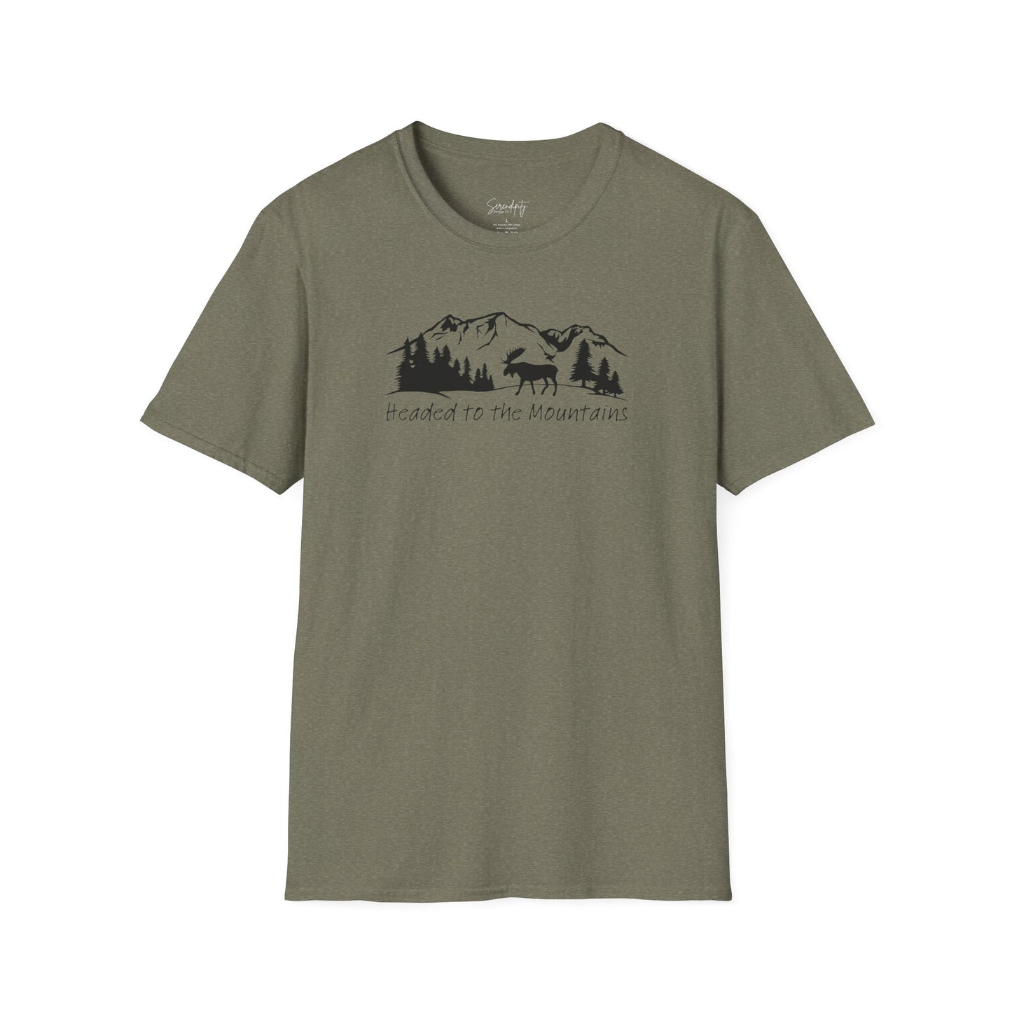 Headed to the Mountains Soft Style Tee