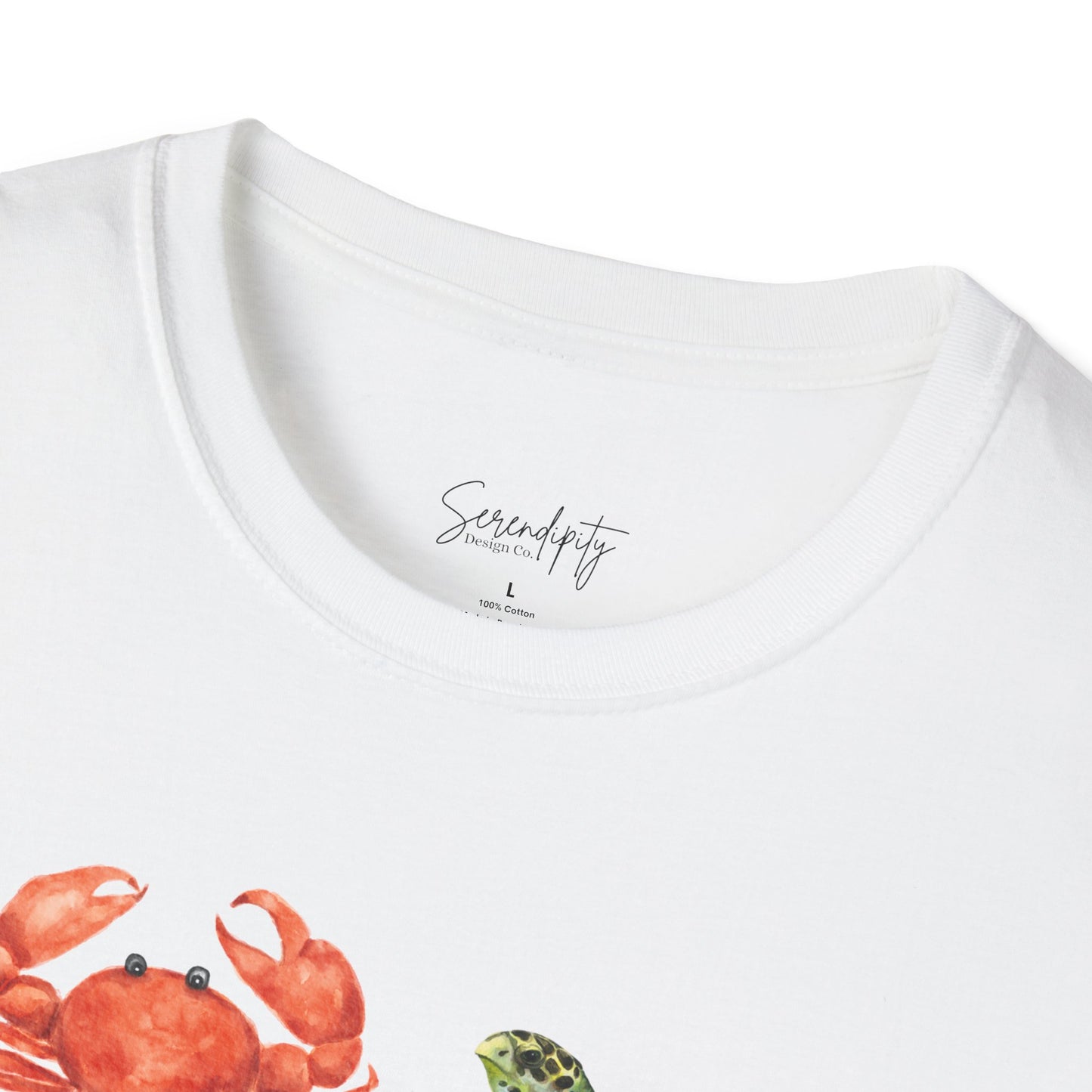 Ocean Creatures Soft Style Tee