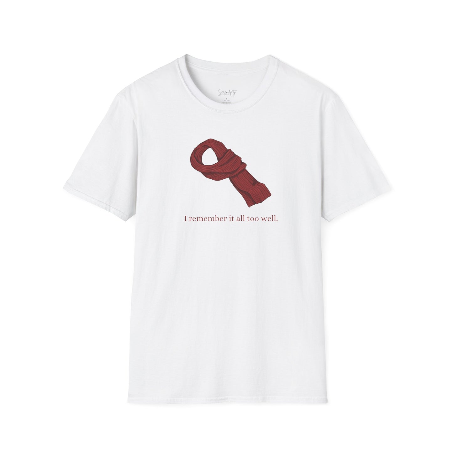 Red Scarf Soft Style Tee
