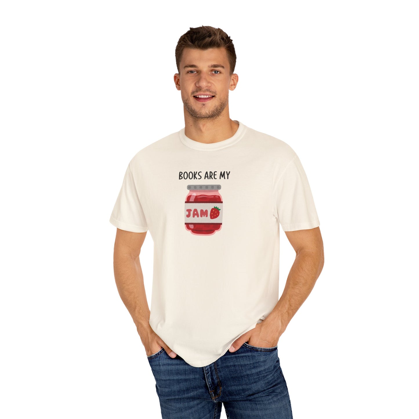 Books Are My Jam Comfort Colors Tee