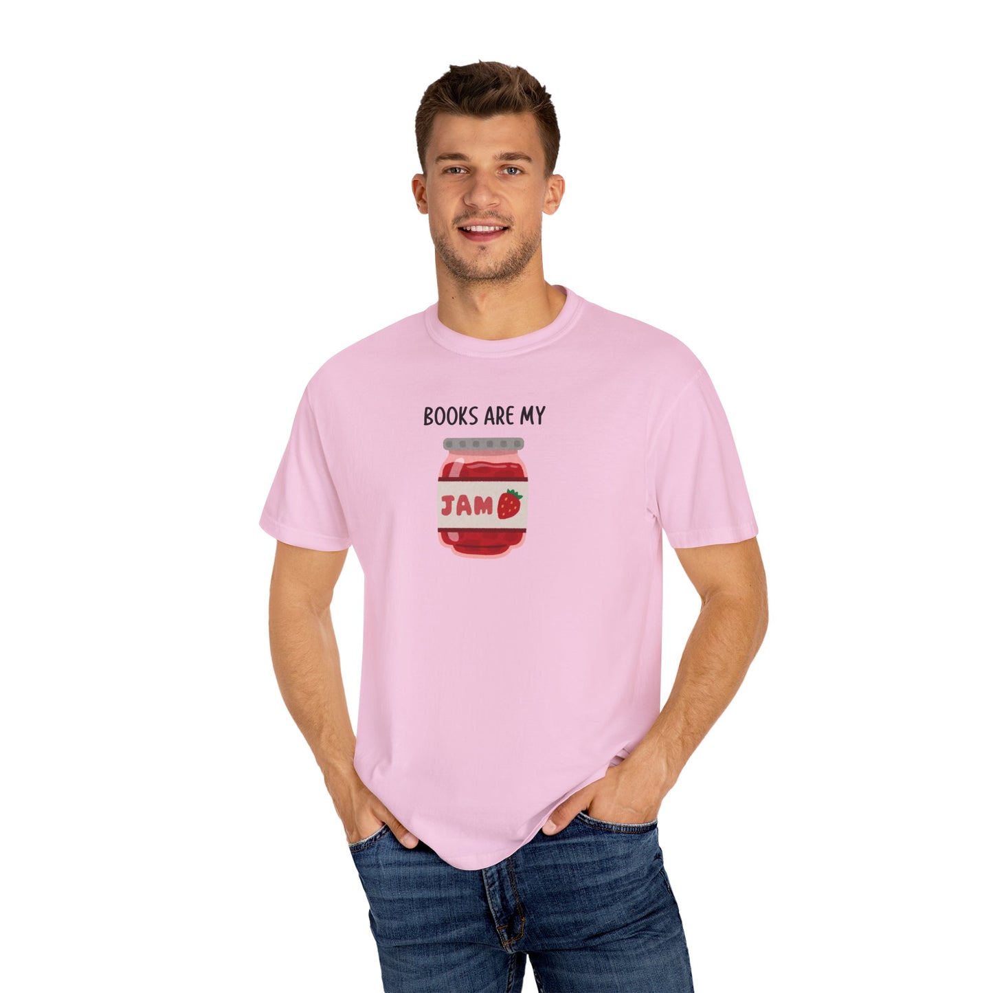 Books Are My Jam Comfort Colors Tee