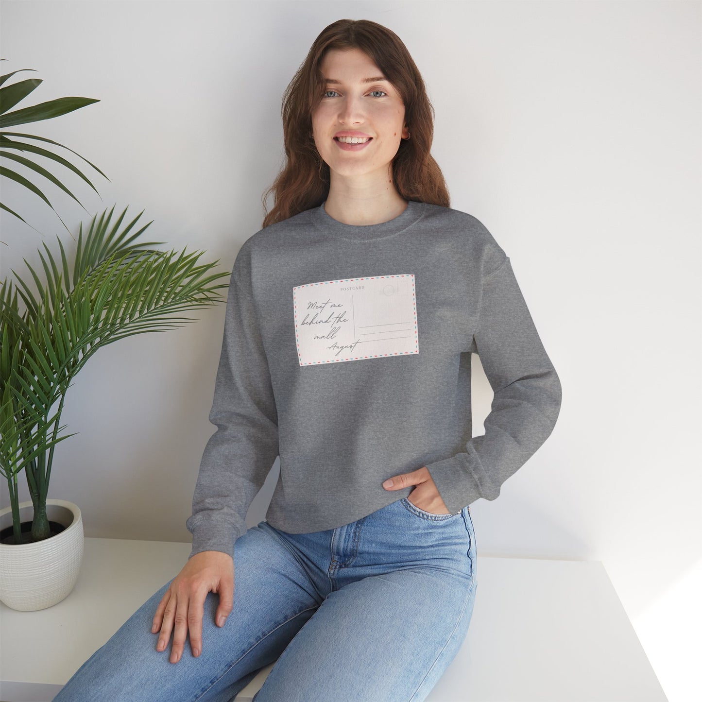 August Postcard Crewneck Sweatshirt