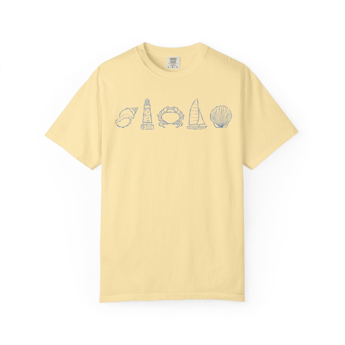 New England Aesthetic Comfort Colors Tee