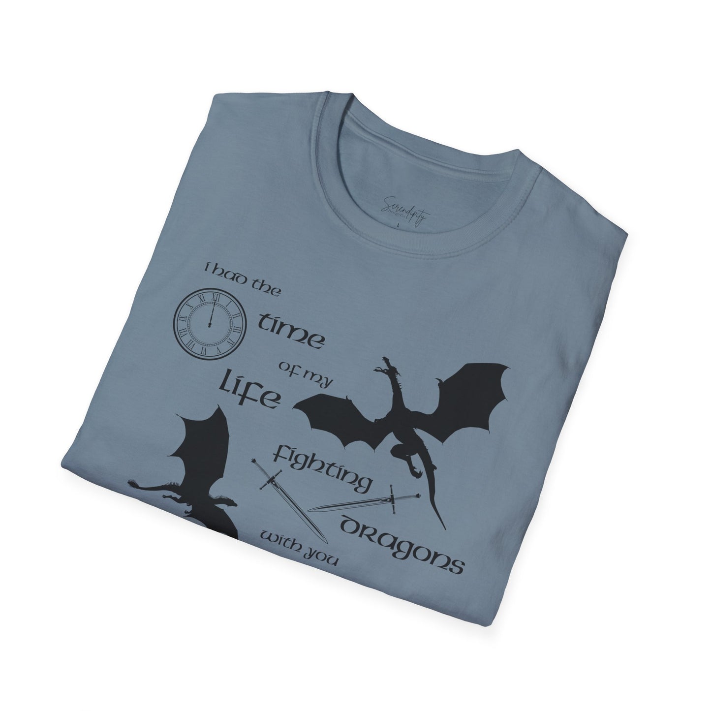 Fighting Dragons With You Soft Style Tee
