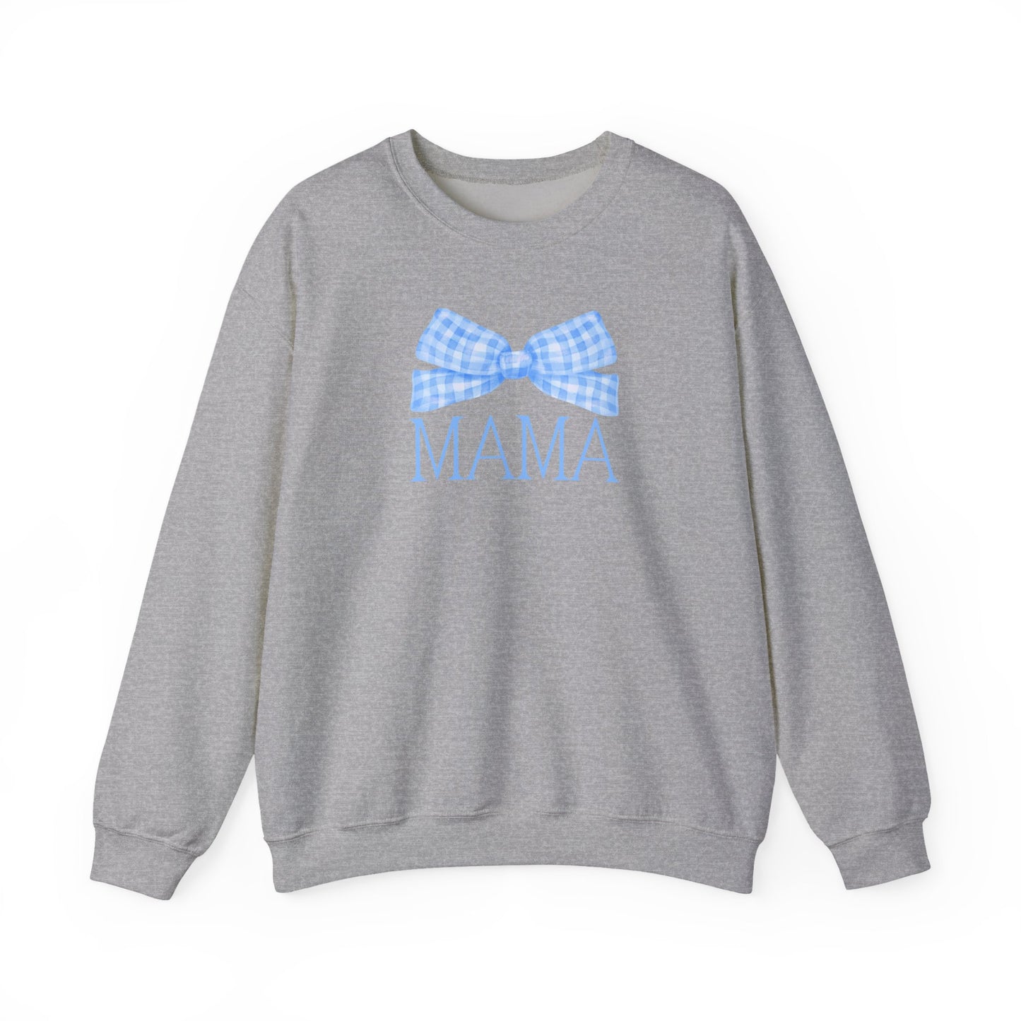 Blue Mama Bow Crewneck Sweatshirt