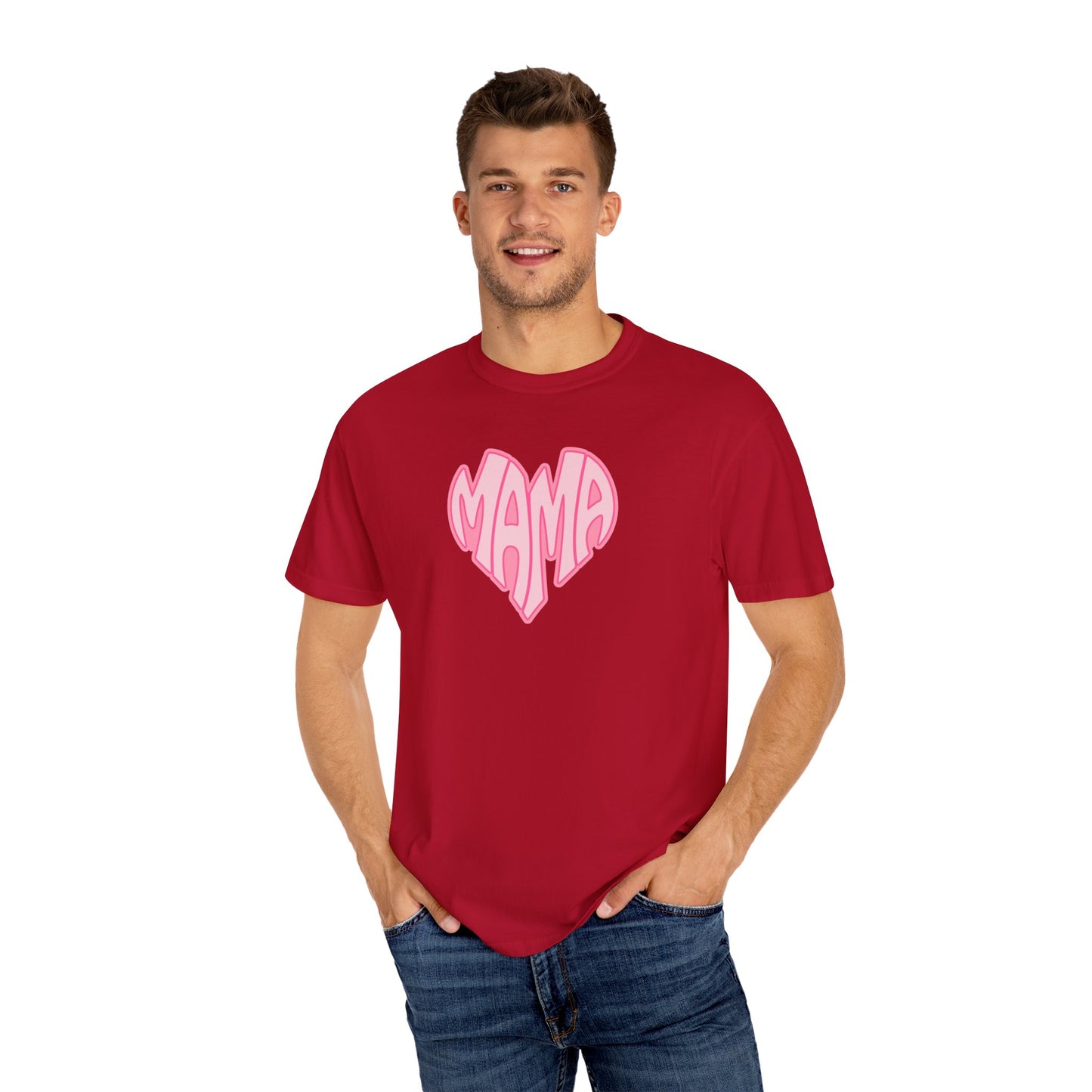 Mama Heart Comfort Colors Tee