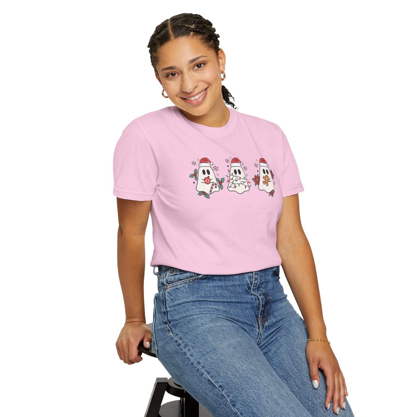Christmas Ghosties Comfort Colors Tee