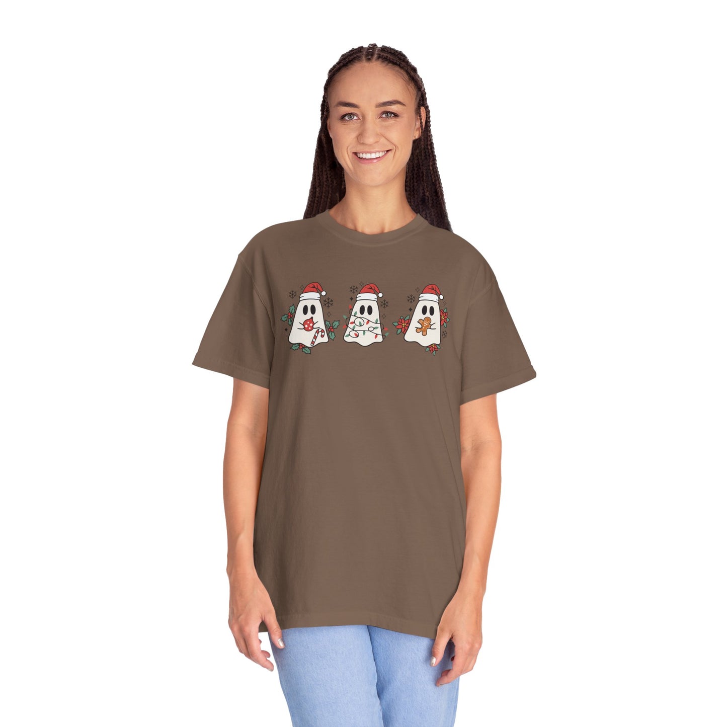 Christmas Ghosties Comfort Colors Tee