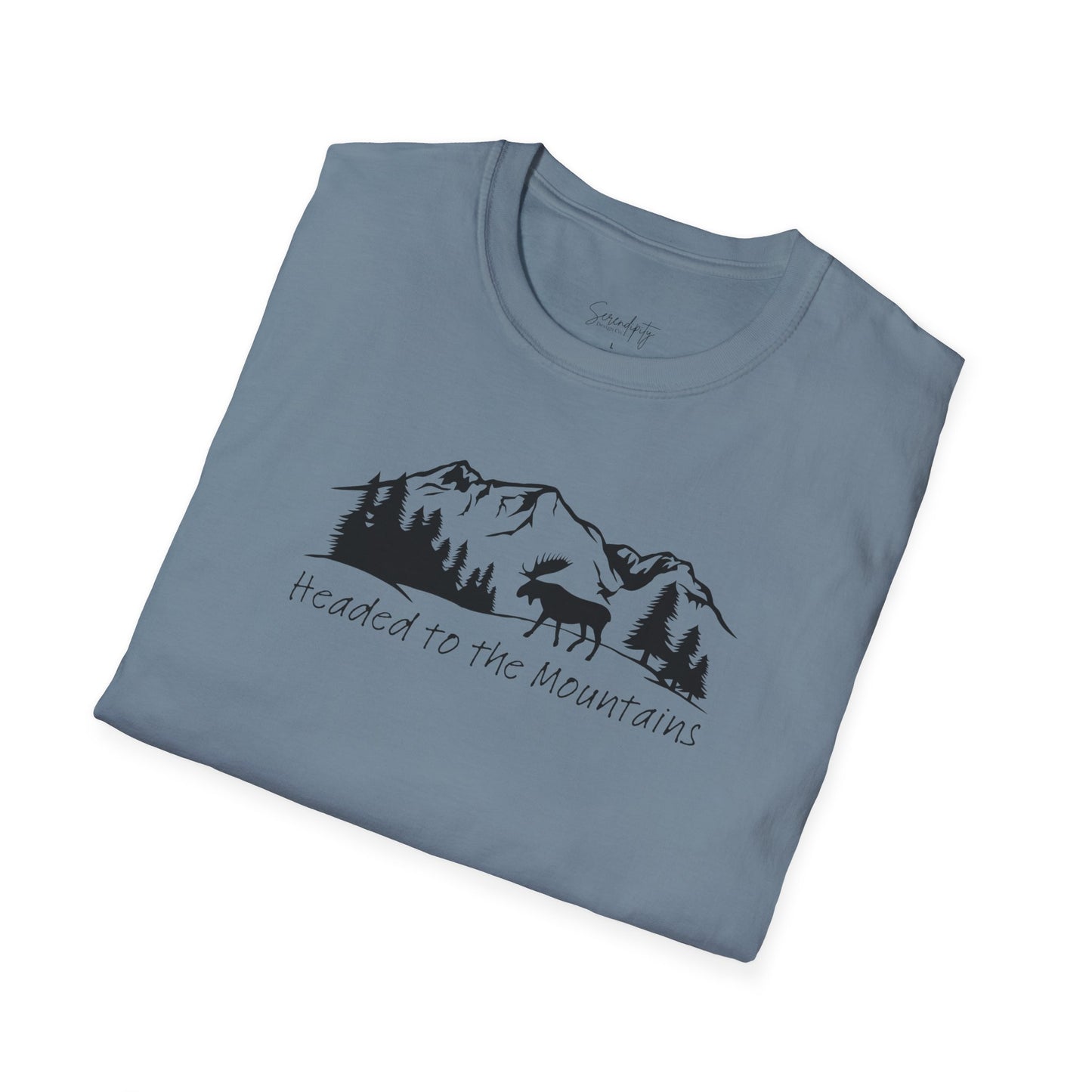 Headed to the Mountains Soft Style Tee