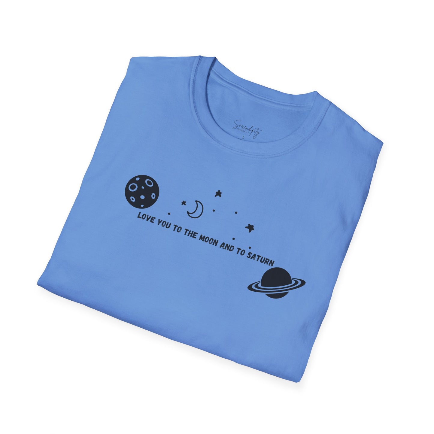 Love You to the Moon and to Saturn Soft Style Tee