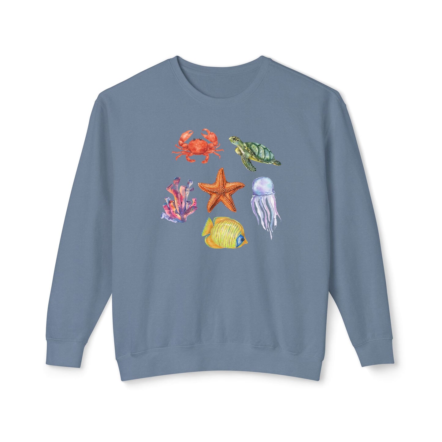 Ocean Creatures Comfort Colors Sweatshirt