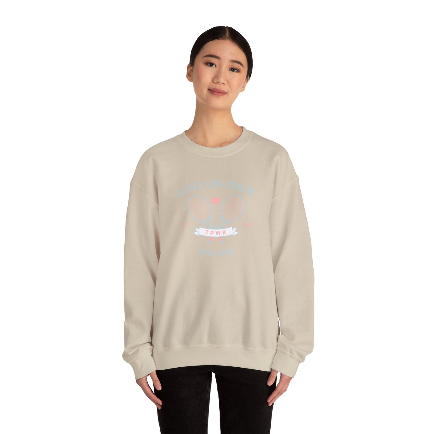 Fine Line Tennis Club Unisex Crewneck