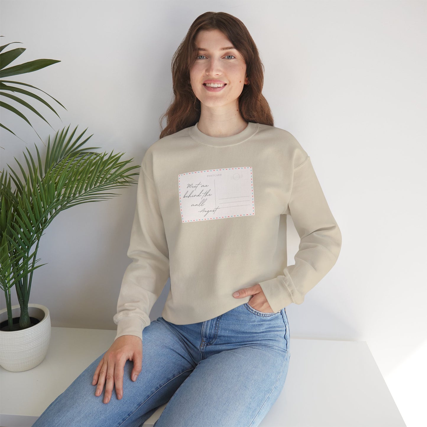 August Postcard Crewneck Sweatshirt