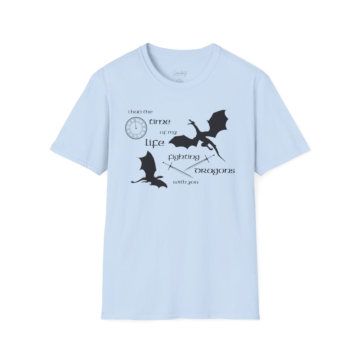 Fighting Dragons With You Soft Style Tee