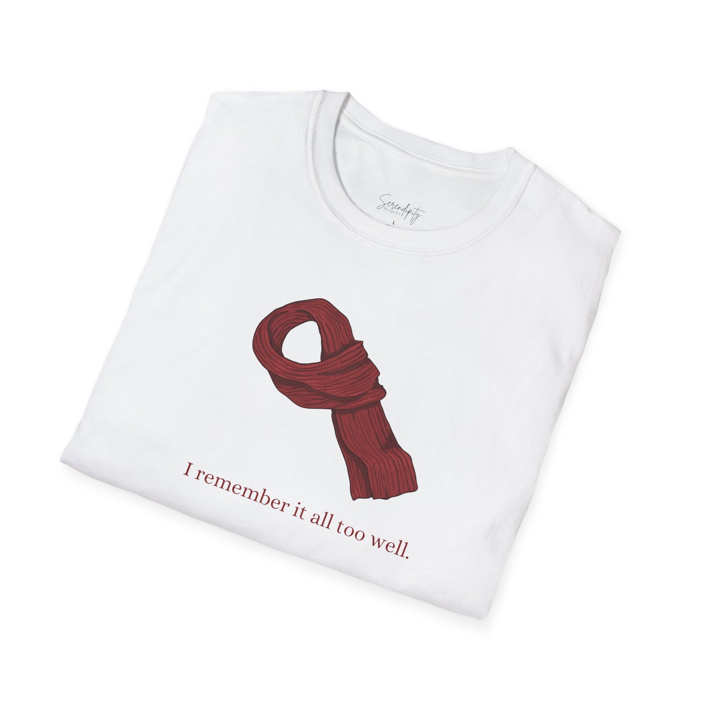 Red Scarf Soft Style Tee