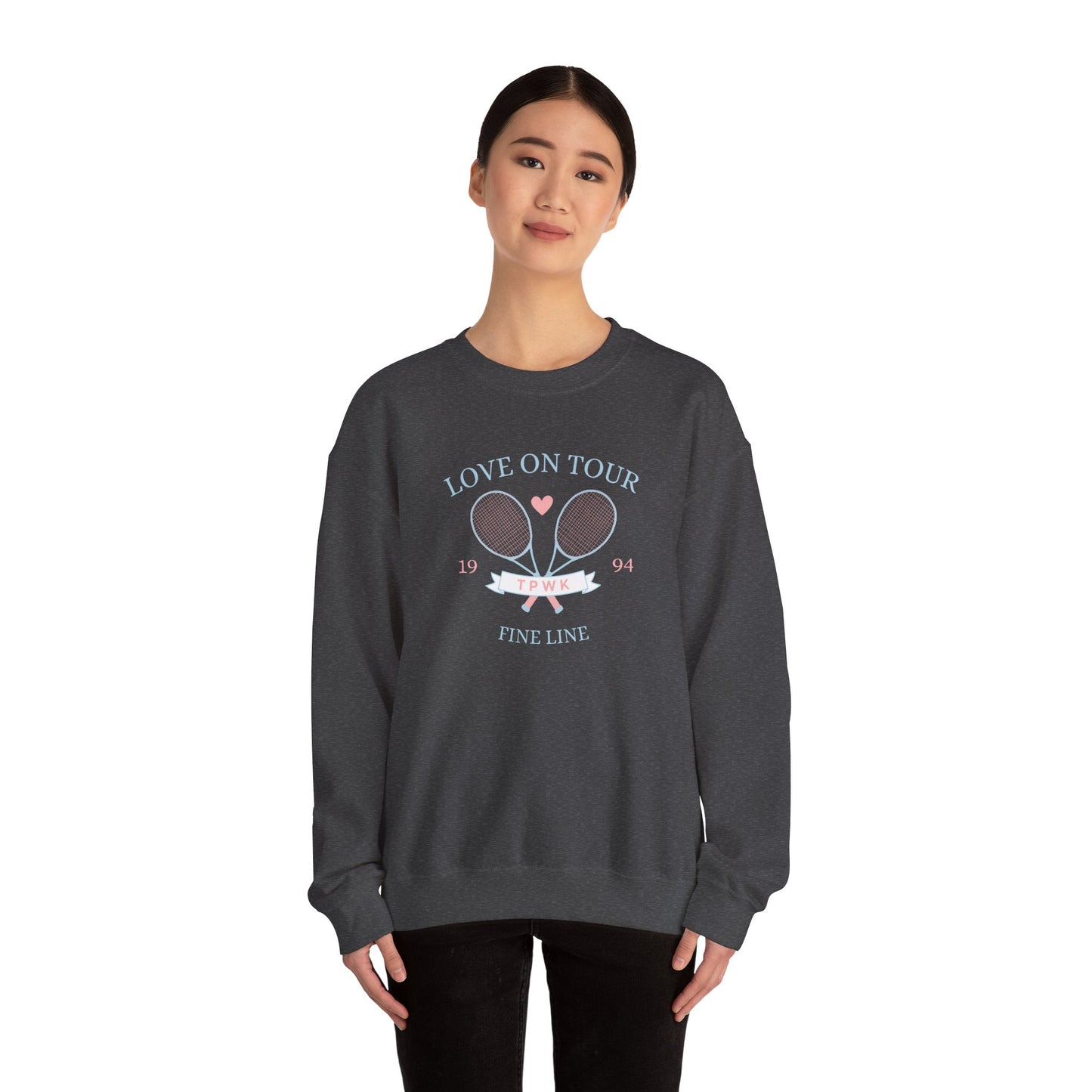 Fine Line Tennis Club Unisex Crewneck