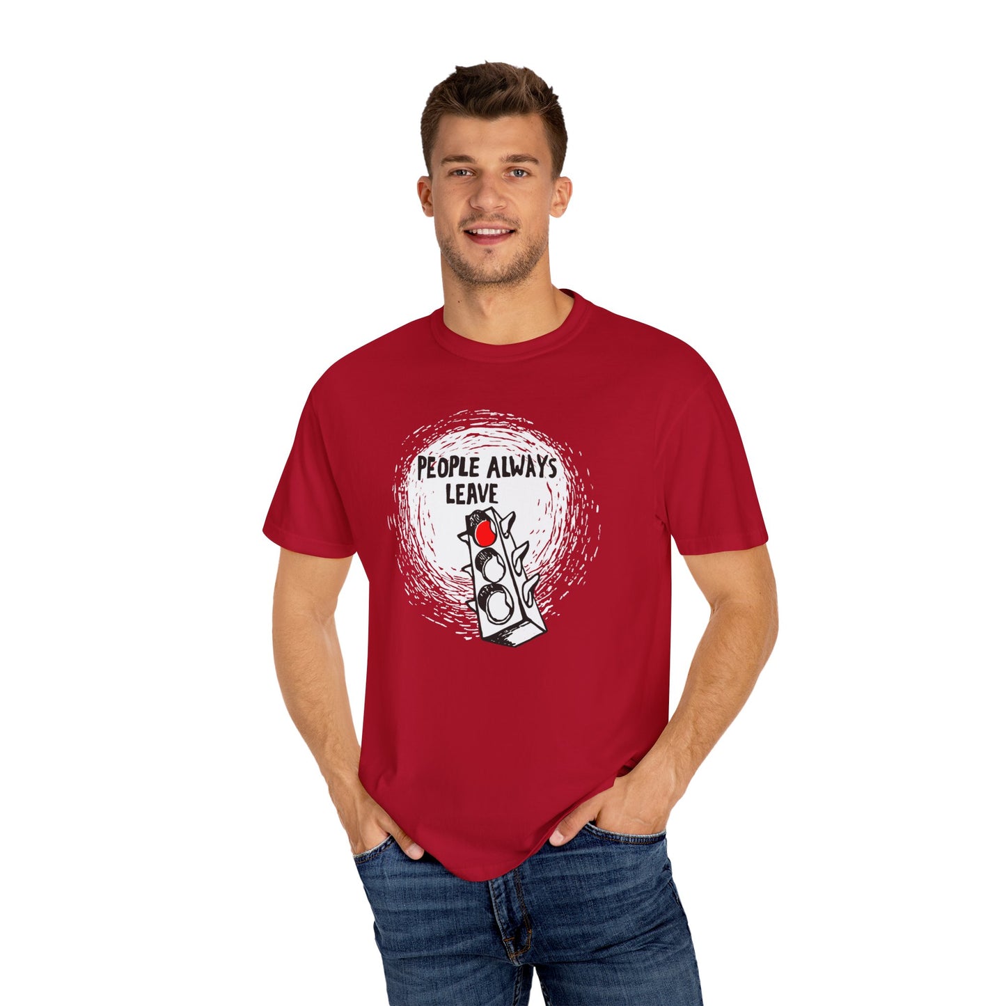 People Always Leave Comfort Colors Tee