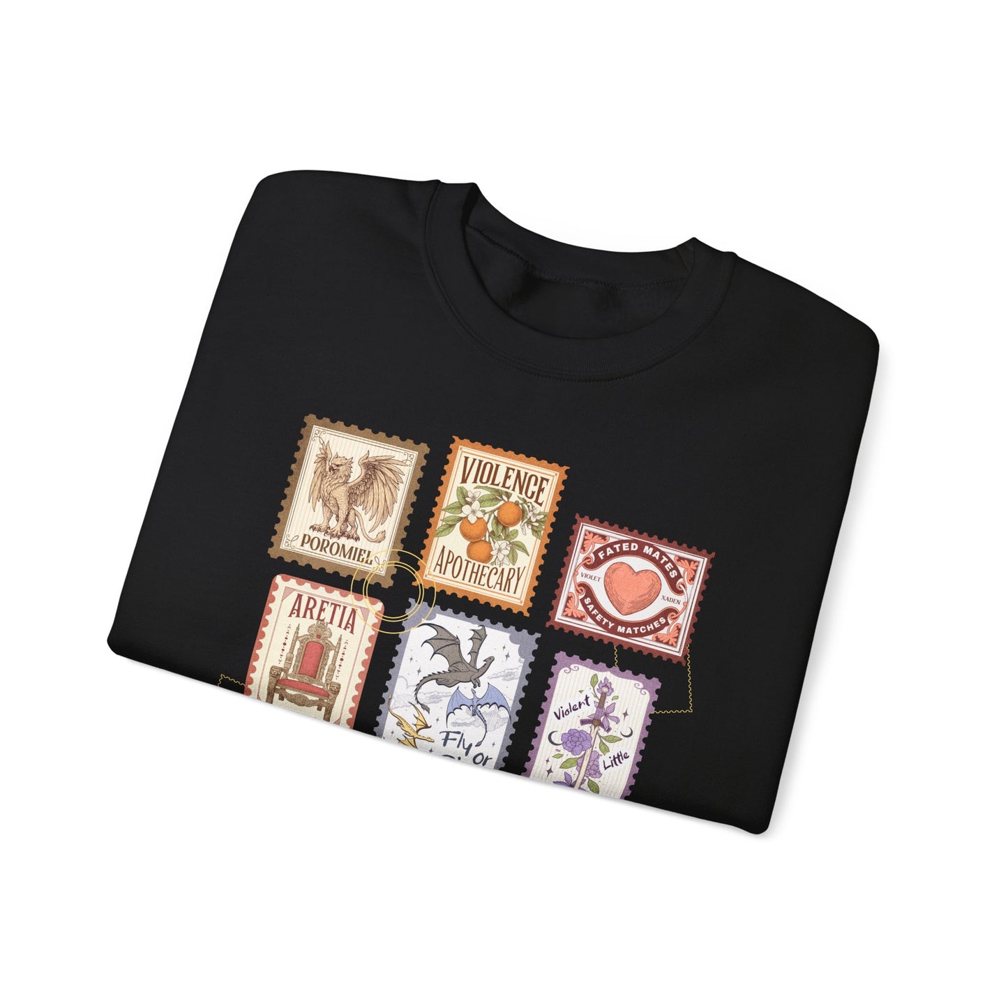 Fourth Wing Stamps Crewneck Sweatshirt