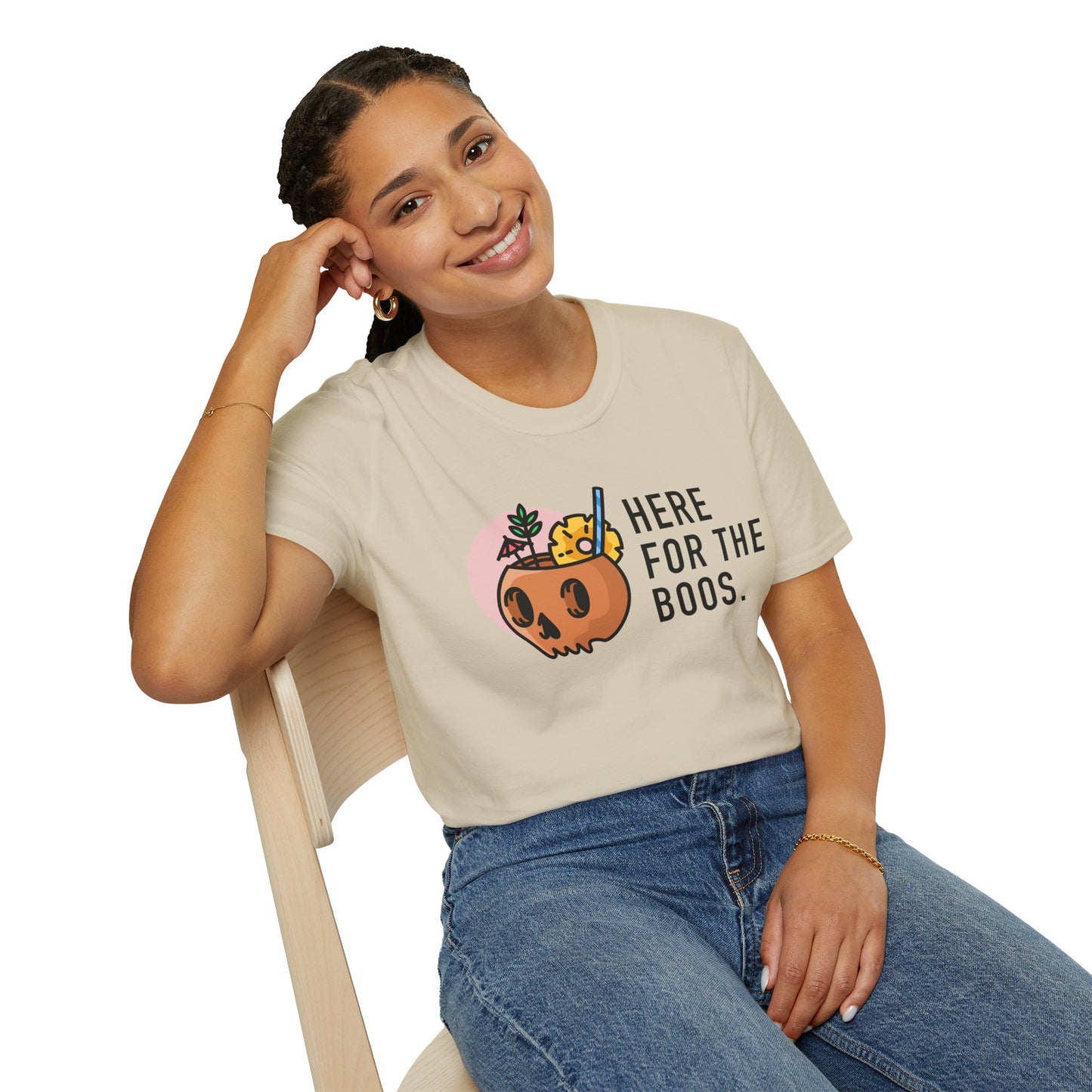 Here For The Boos Soft Style Tee