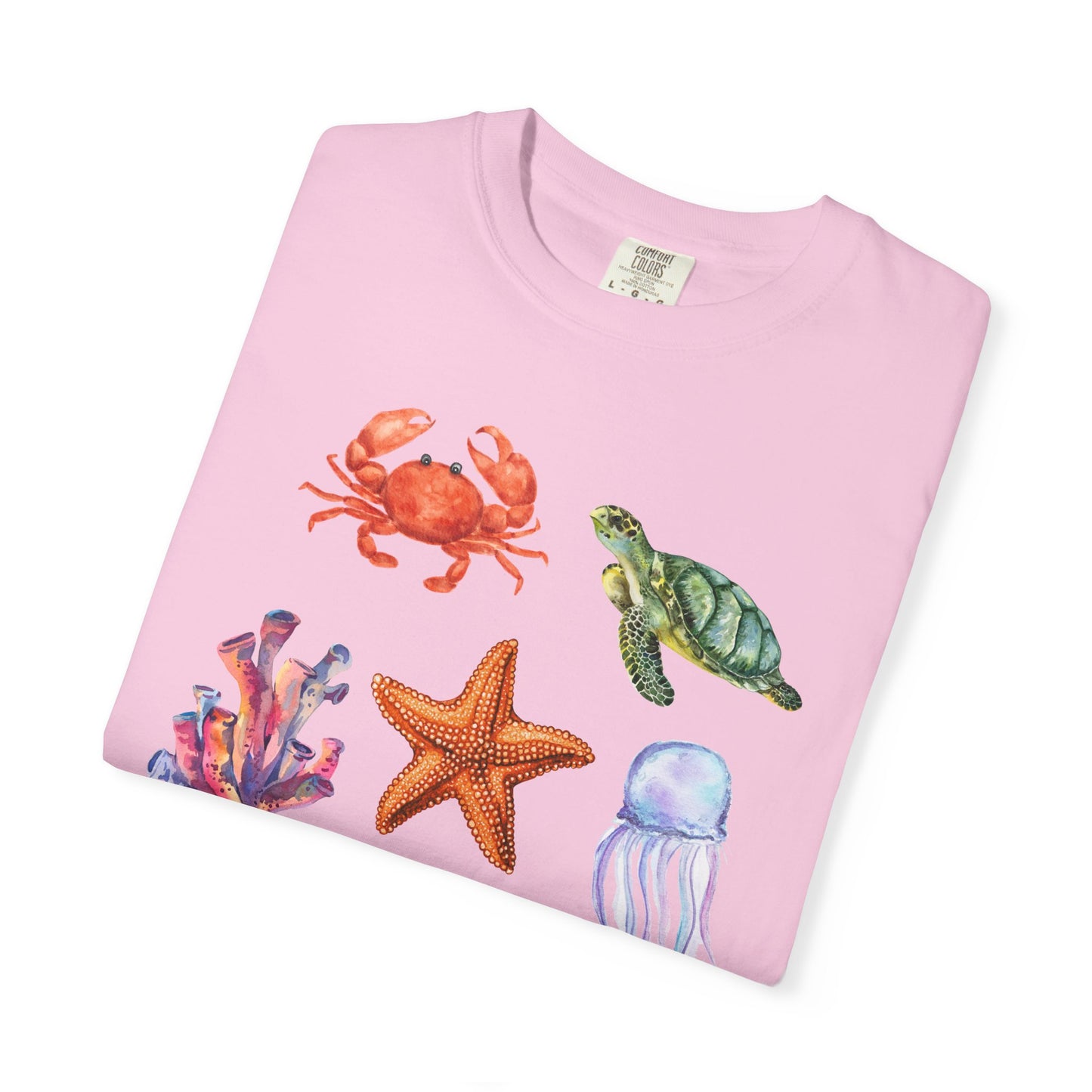 Ocean Creatures Comfort Colors Tee