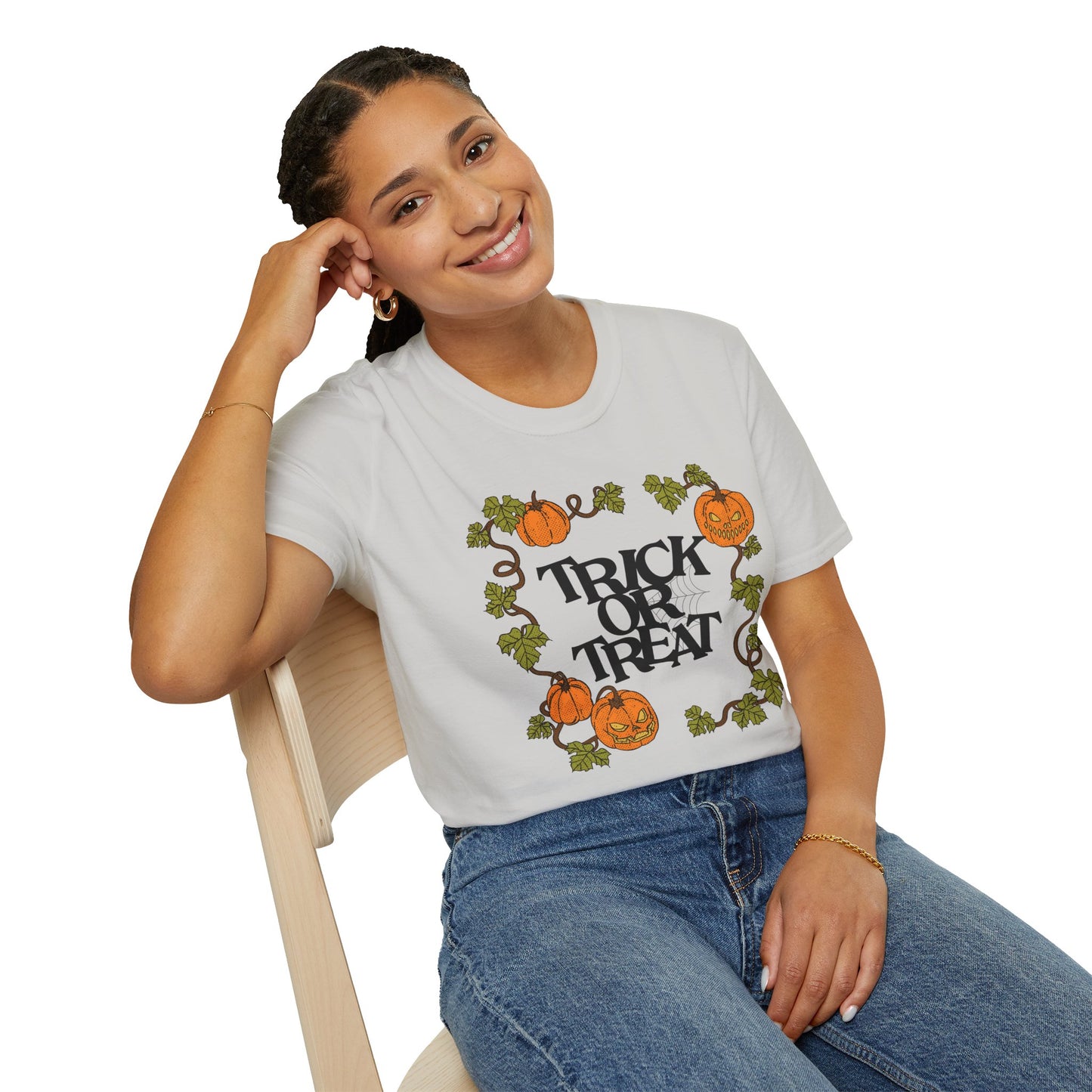 Vintage Trick or Treat Soft Style Tee