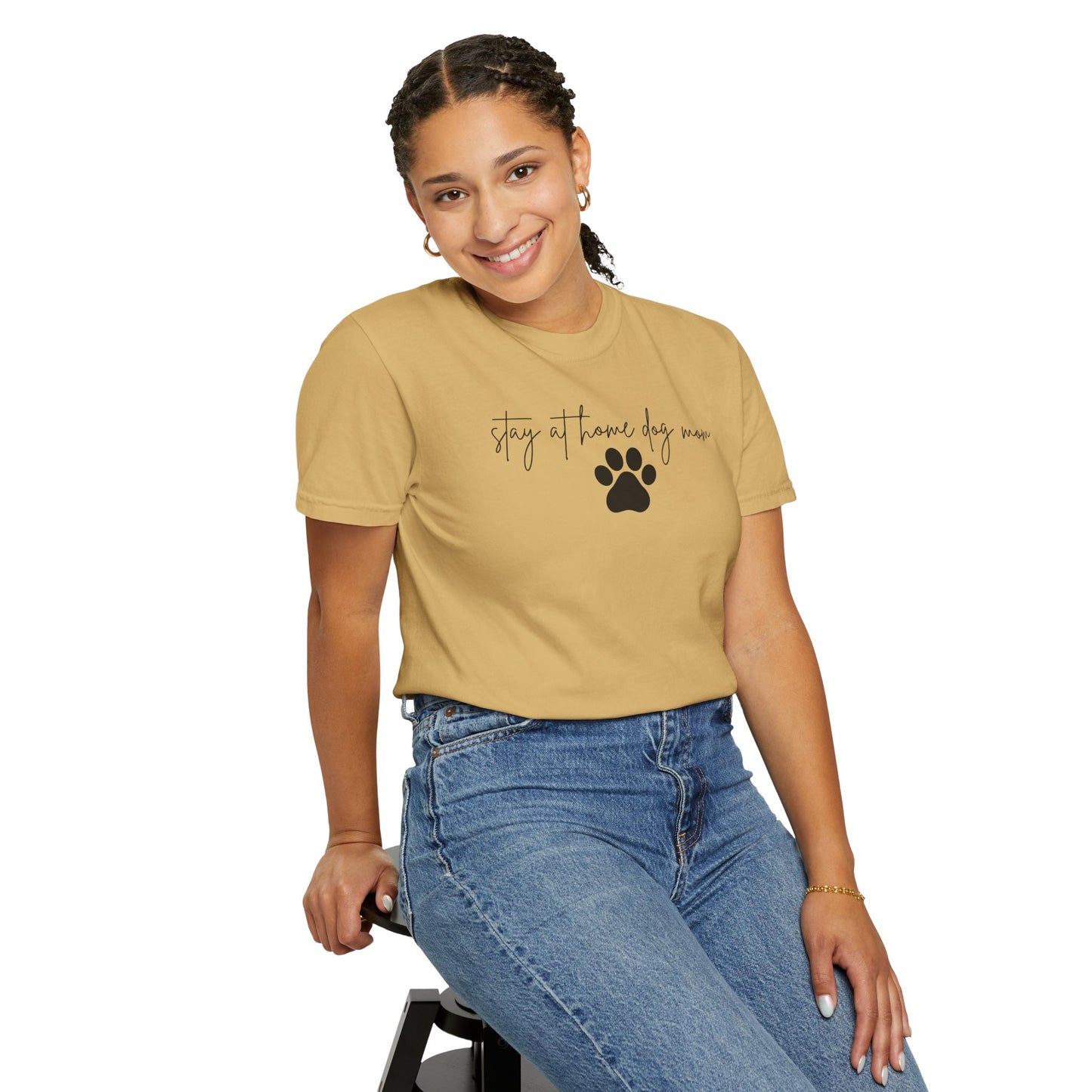 Stay At Home Dog Mom Comfort Colors Tee