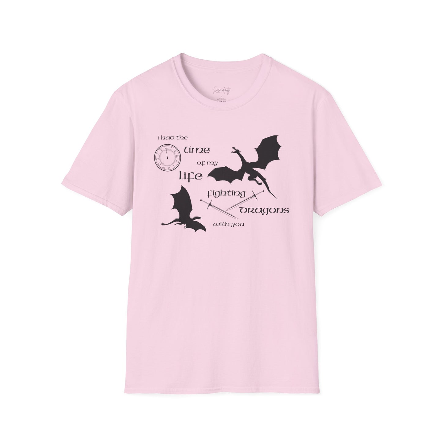 Fighting Dragons With You Soft Style Tee