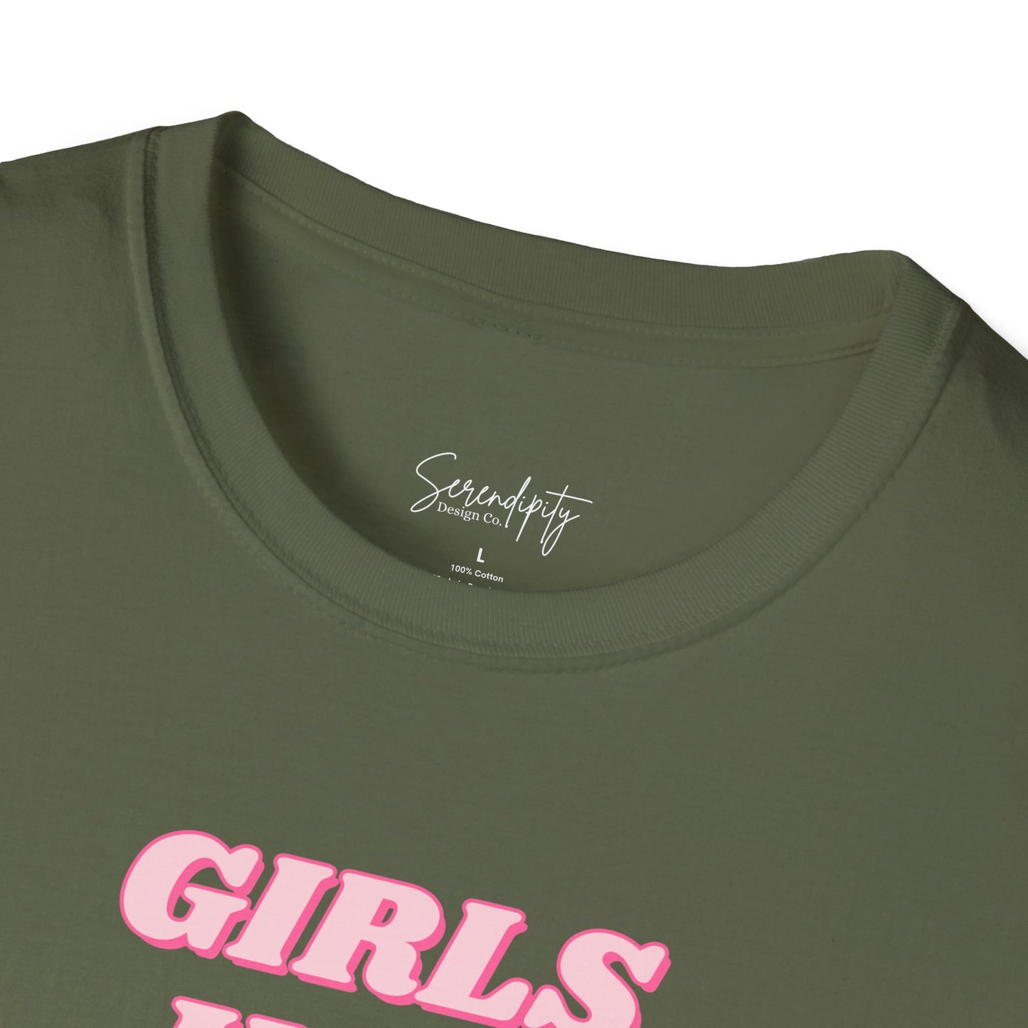 Girls Just Wanna Have Dogs Soft Style Tee