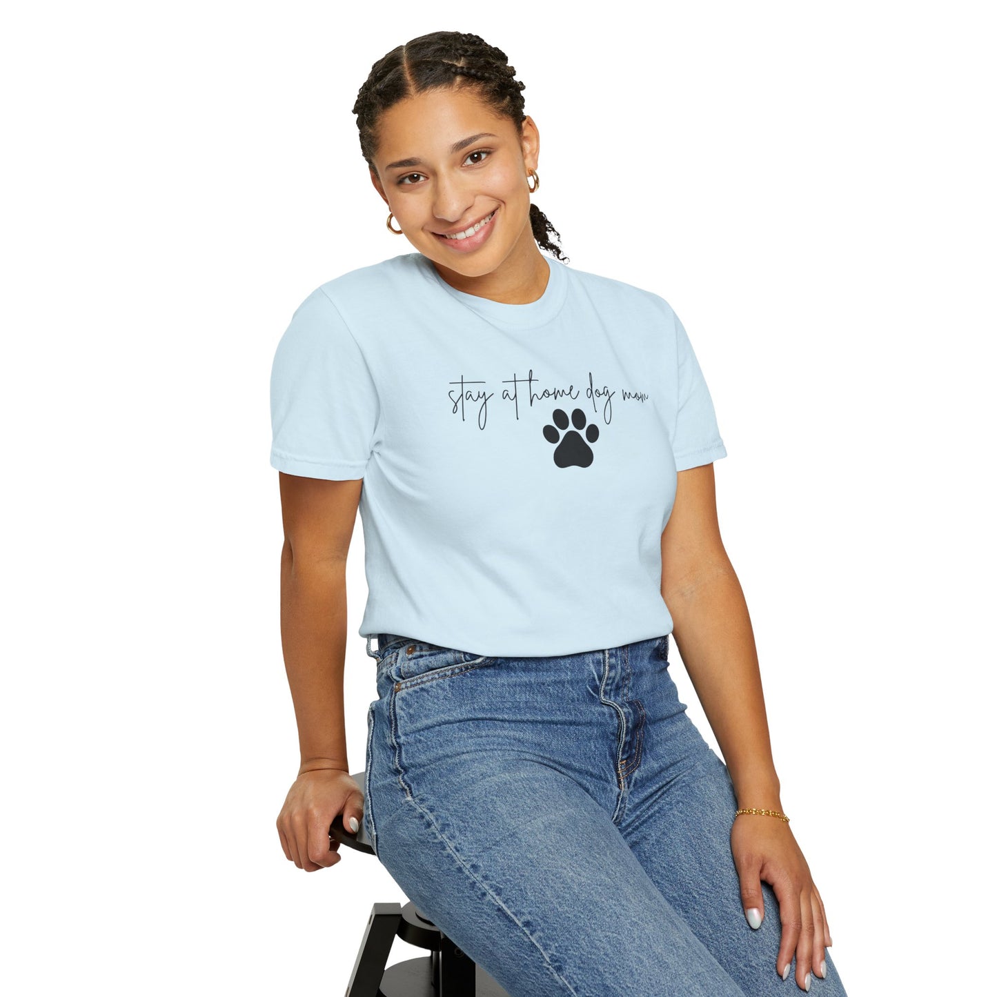Stay At Home Dog Mom Comfort Colors Tee