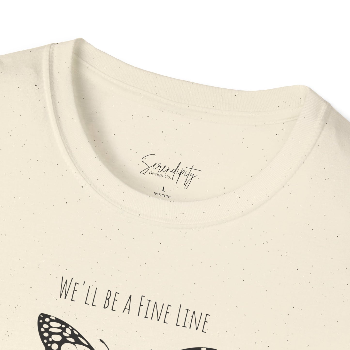 Fine Line Butterfly Soft Style Tee