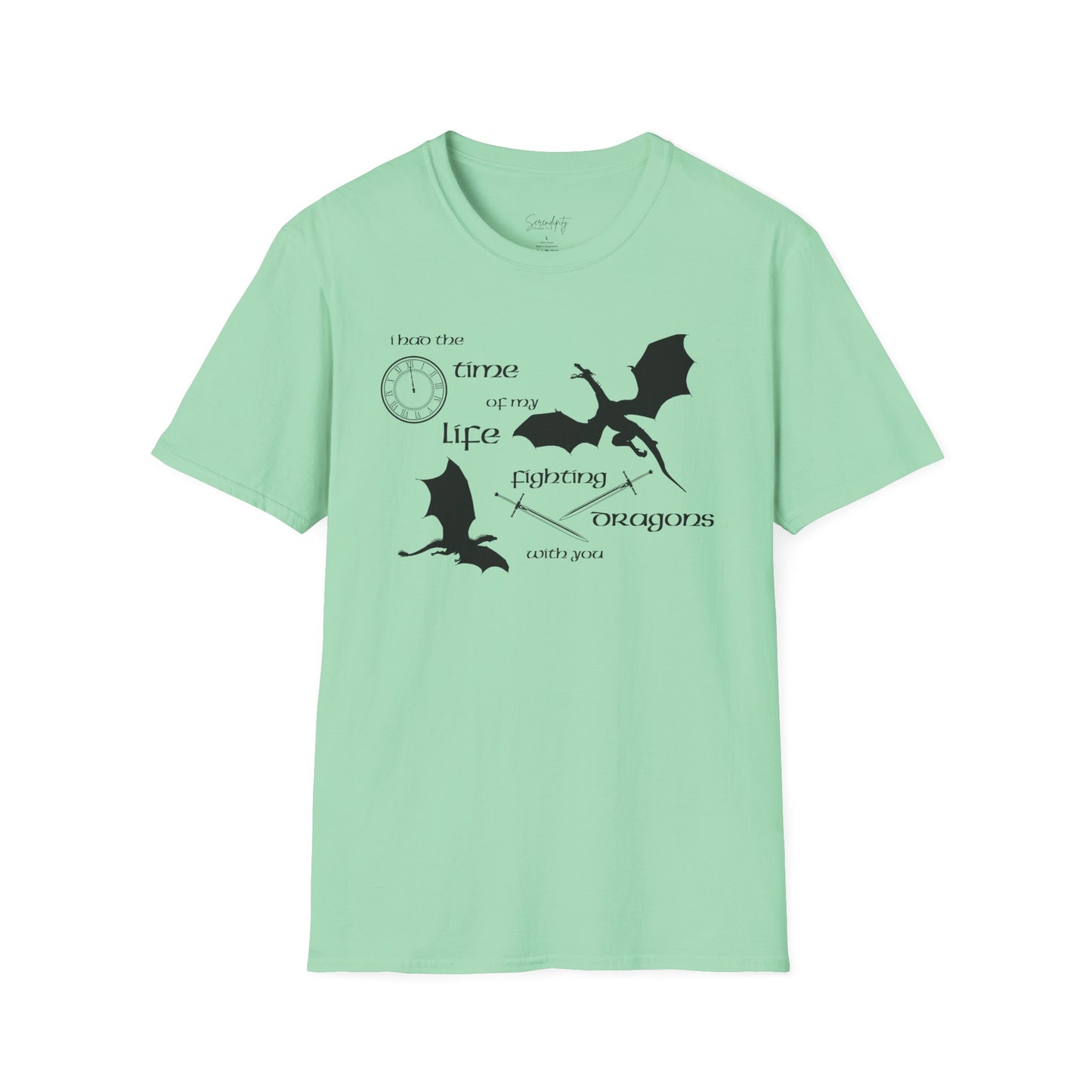Fighting Dragons With You Soft Style Tee