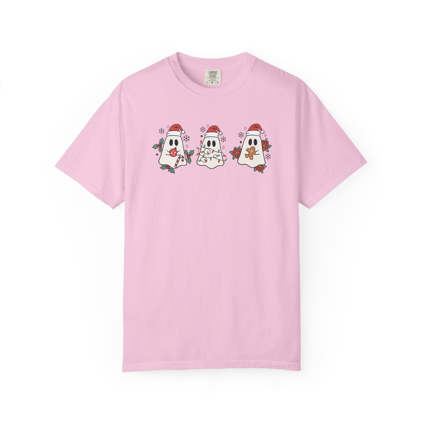 Christmas Ghosties Comfort Colors Tee