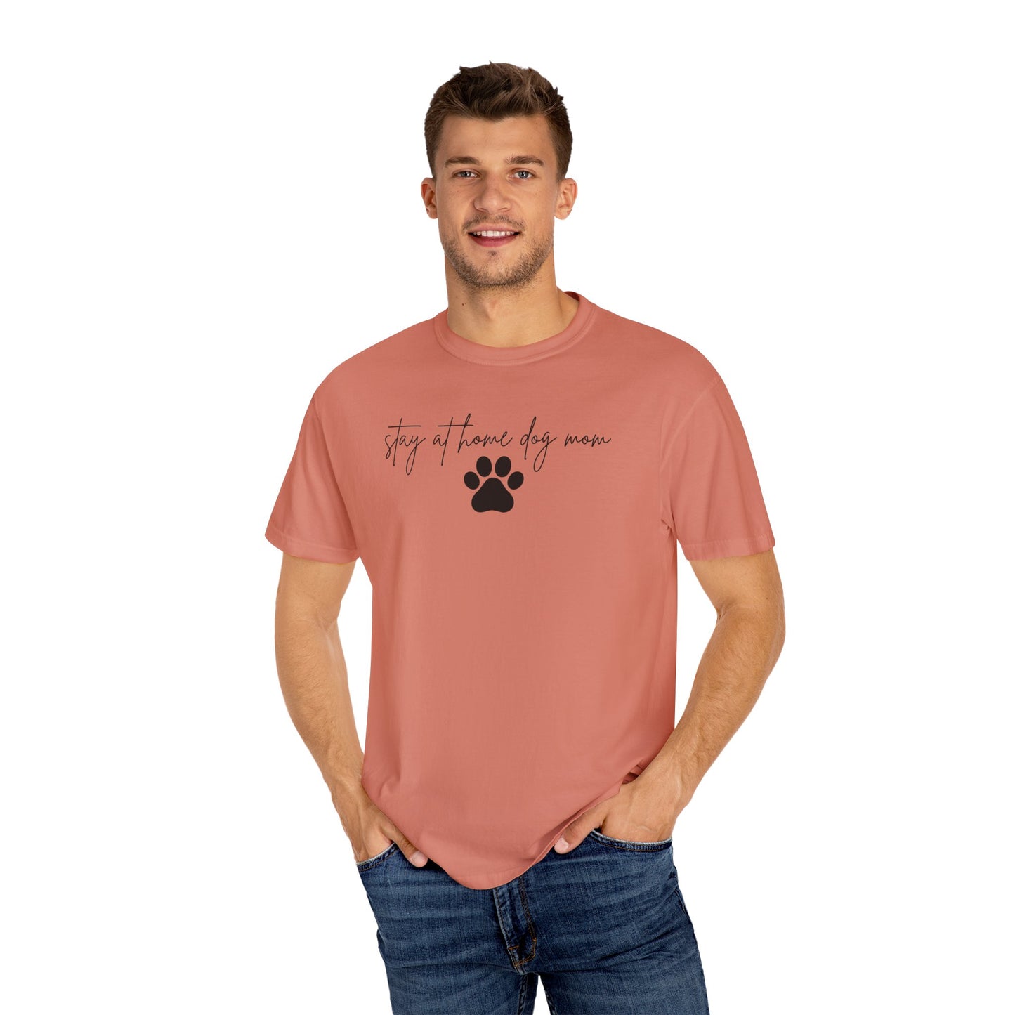 Stay At Home Dog Mom Comfort Colors Tee