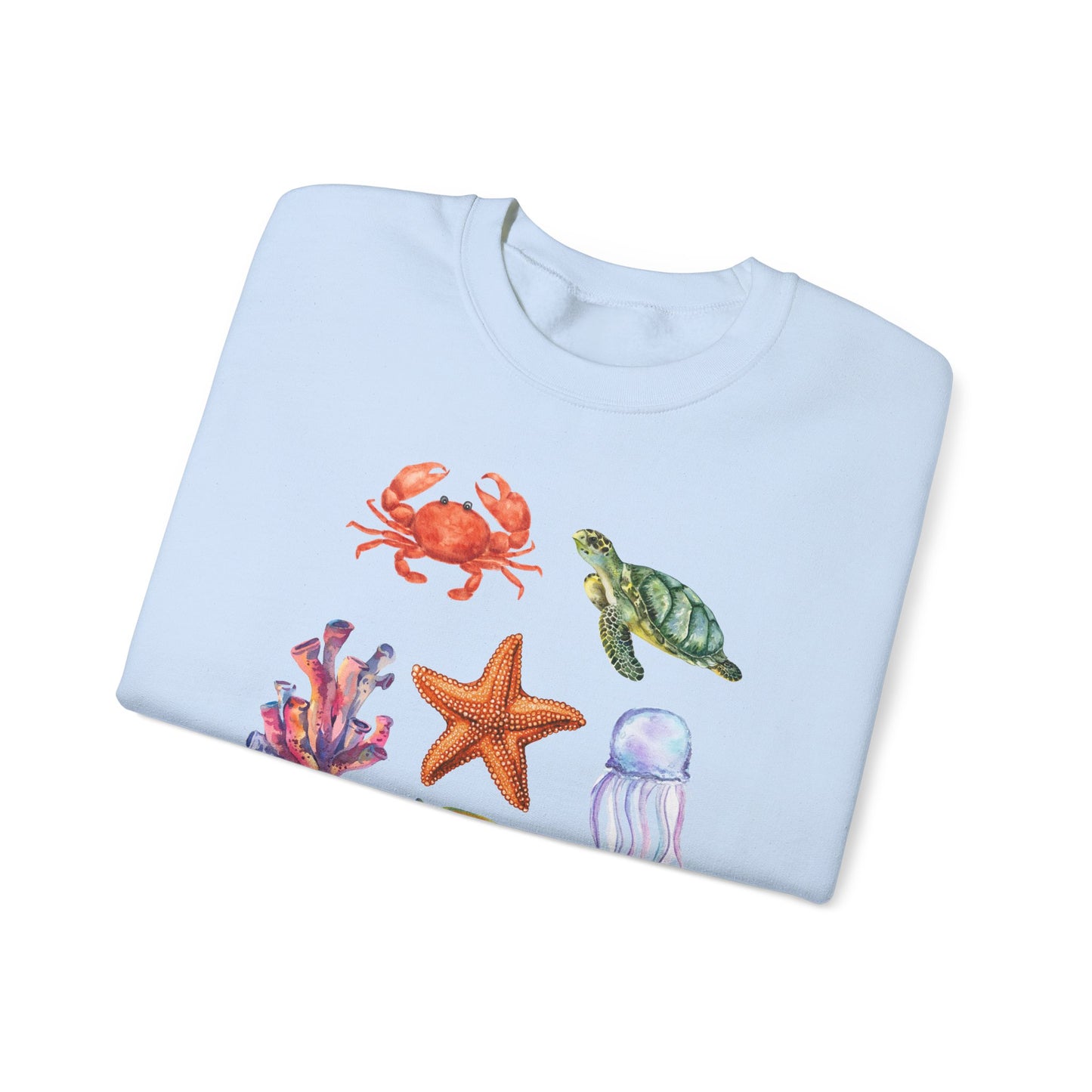 Ocean Creatures Crewneck Sweatshirt