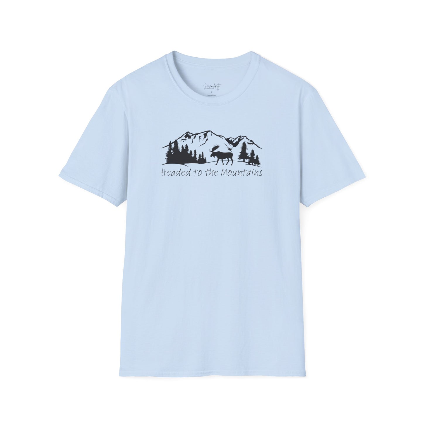 Headed to the Mountains Soft Style Tee