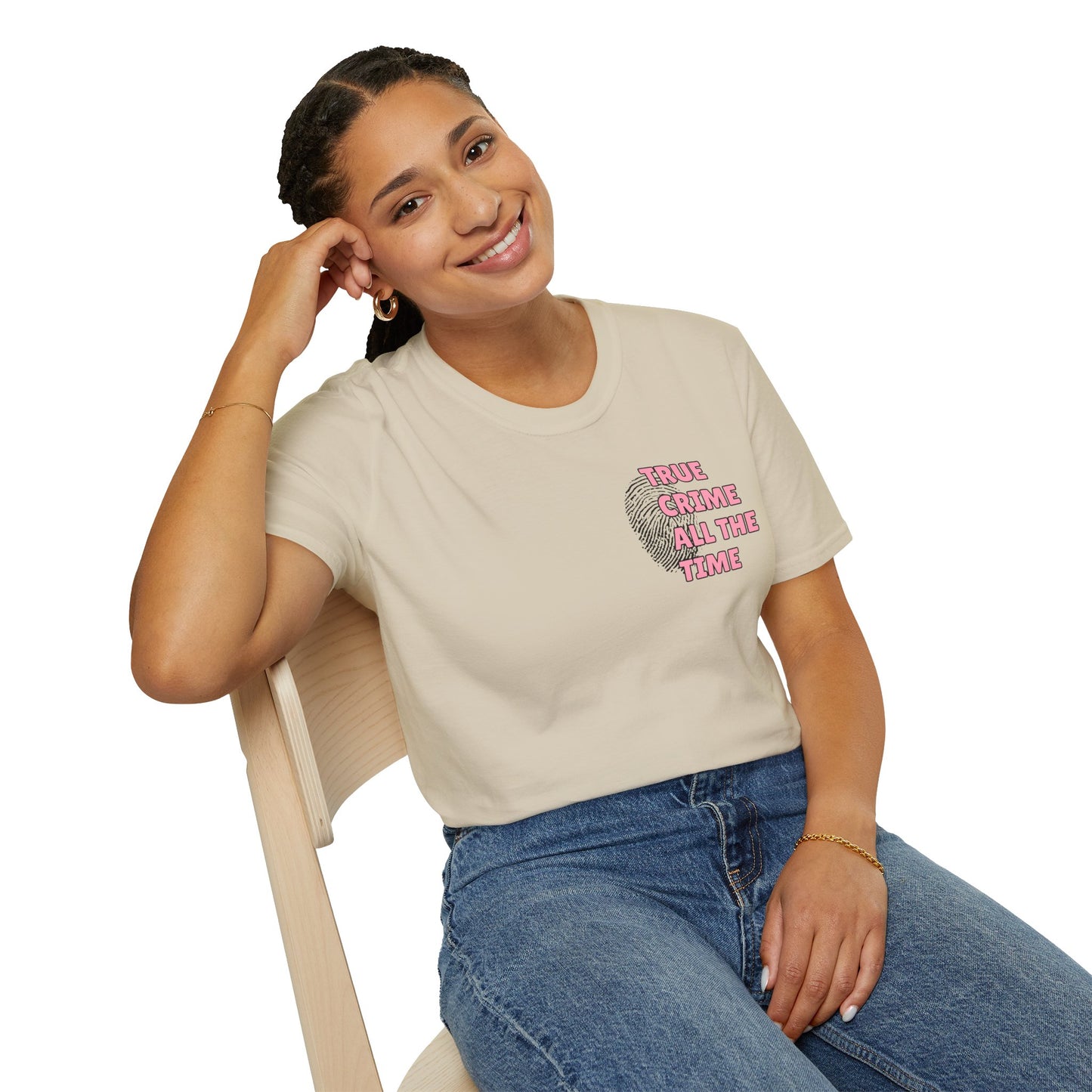 True Crime All The Time Soft Style Tee