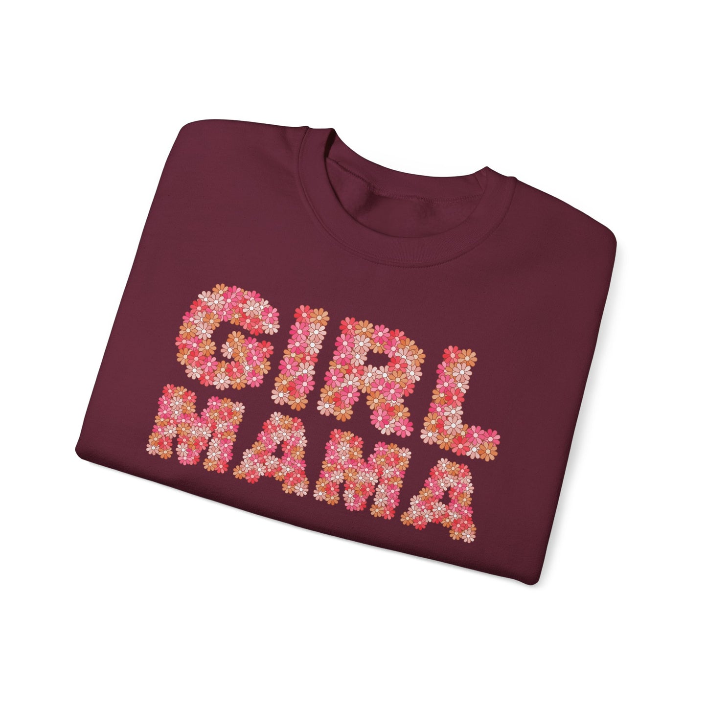 Girl Mama Floral Crewneck Sweatshirt