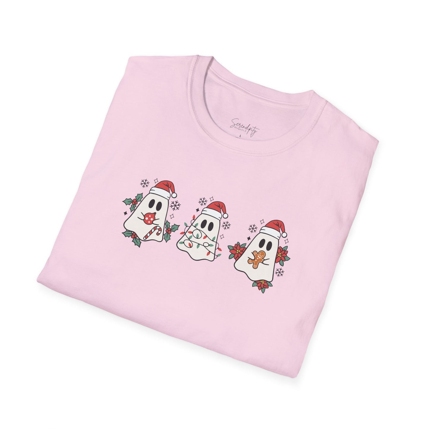 Christmas Ghosties Soft Style Tee