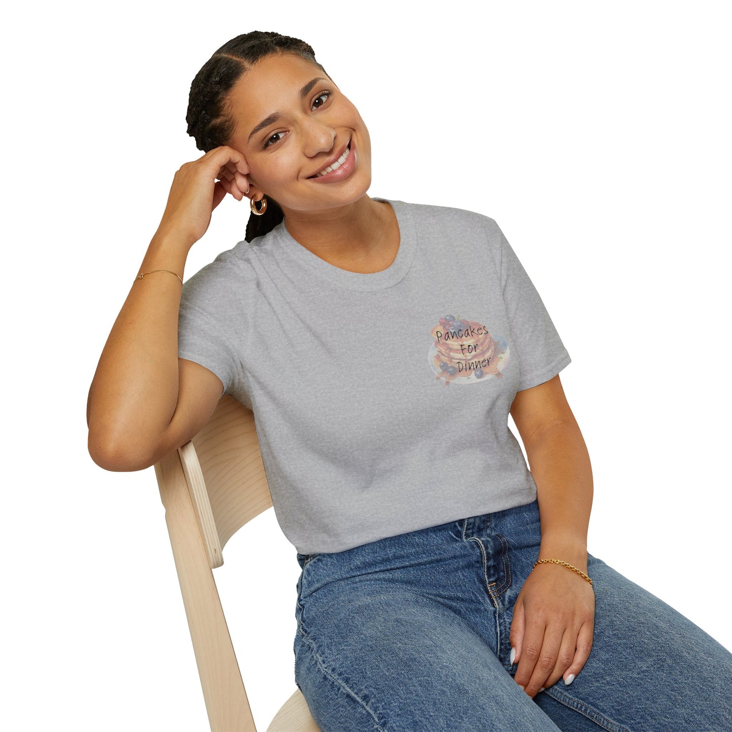 Pancakes for Dinner Soft Style Tee