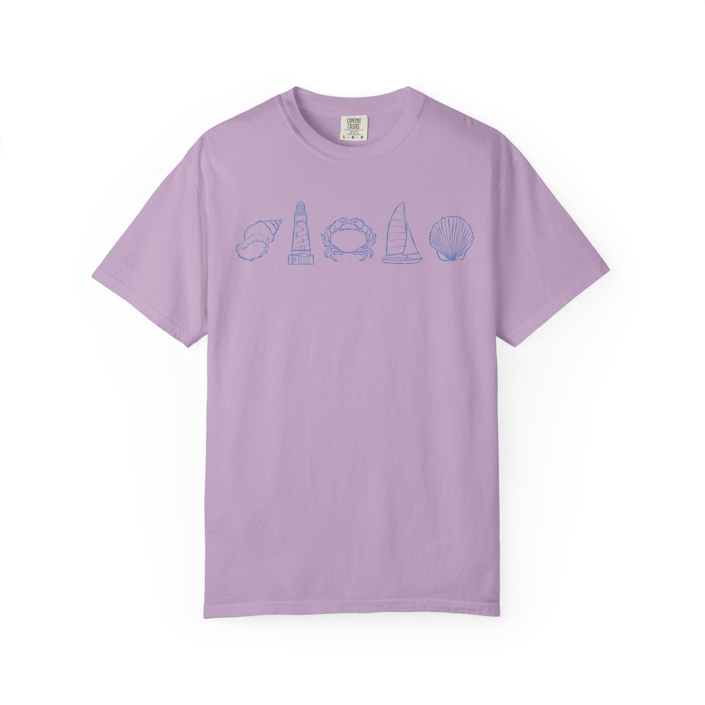 New England Aesthetic Comfort Colors Tee
