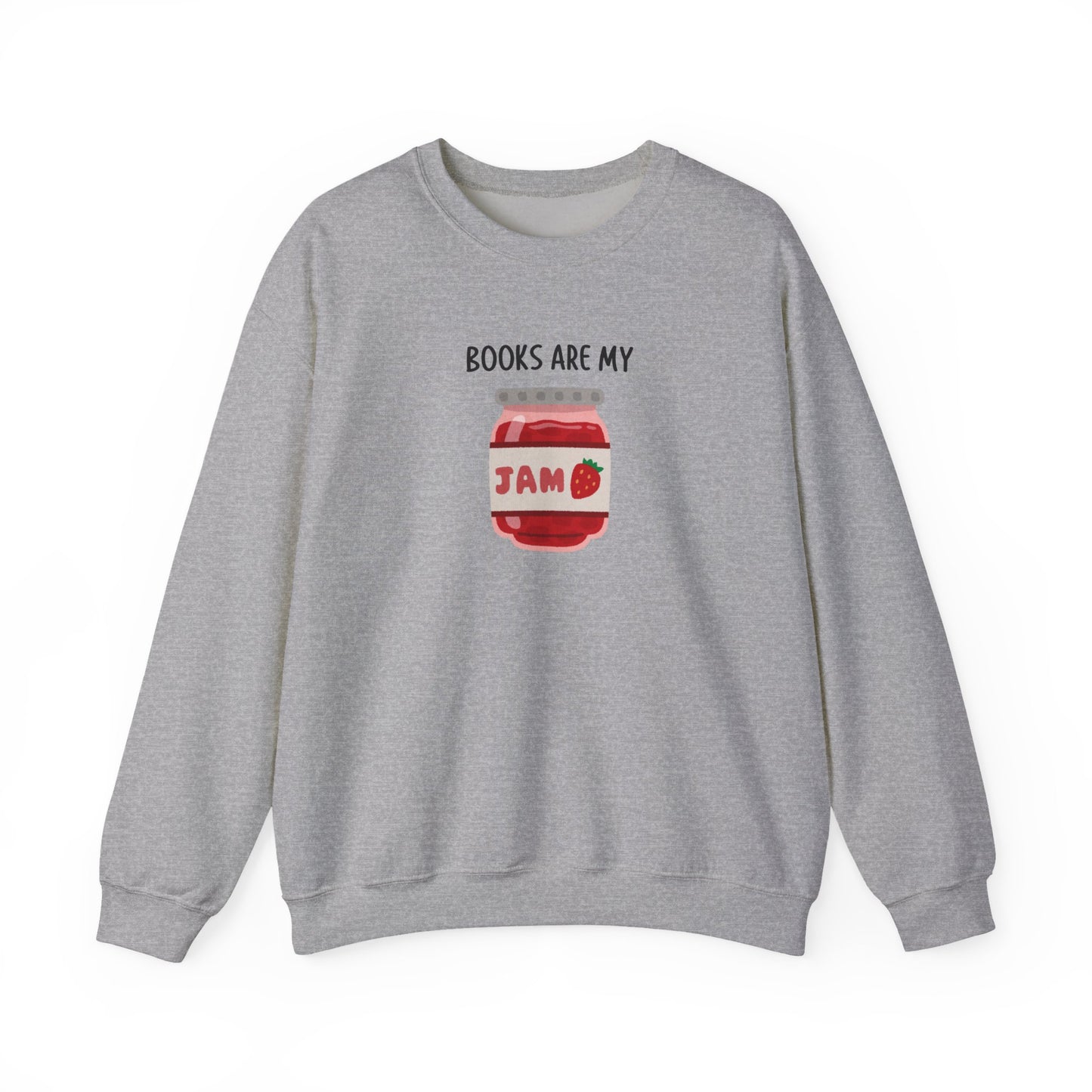 Books Are My Jam Crewneck Sweatshirt